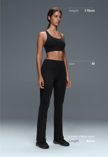 High-rise Comfortlux flare trousers — BLACK 5