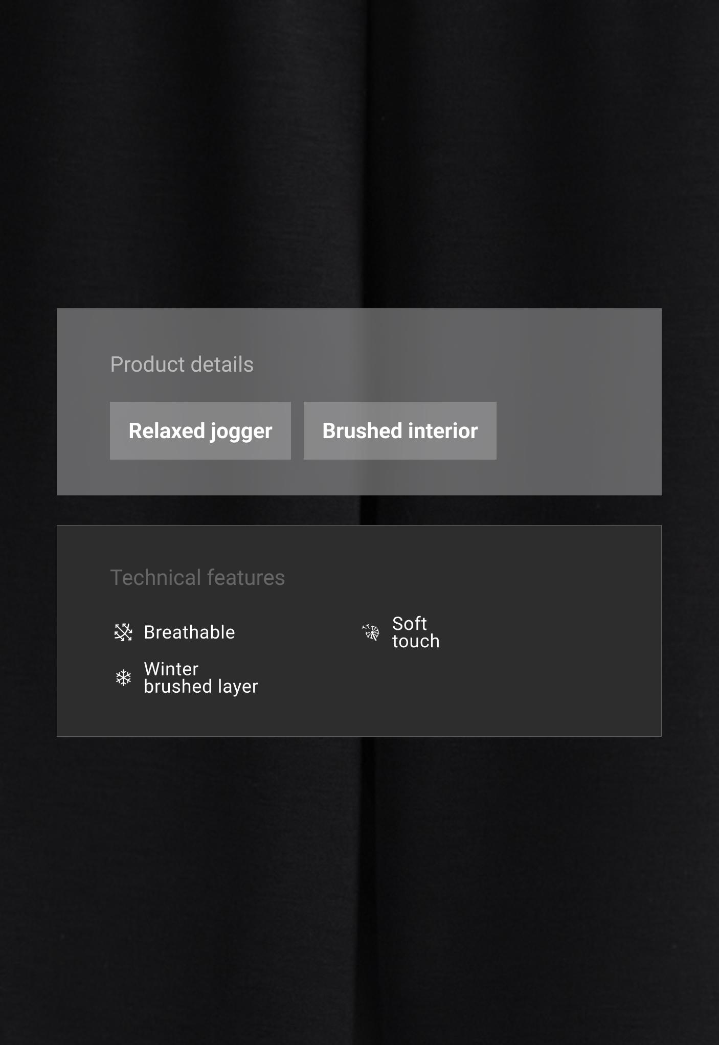 Ruime Jogger van modal Brushed