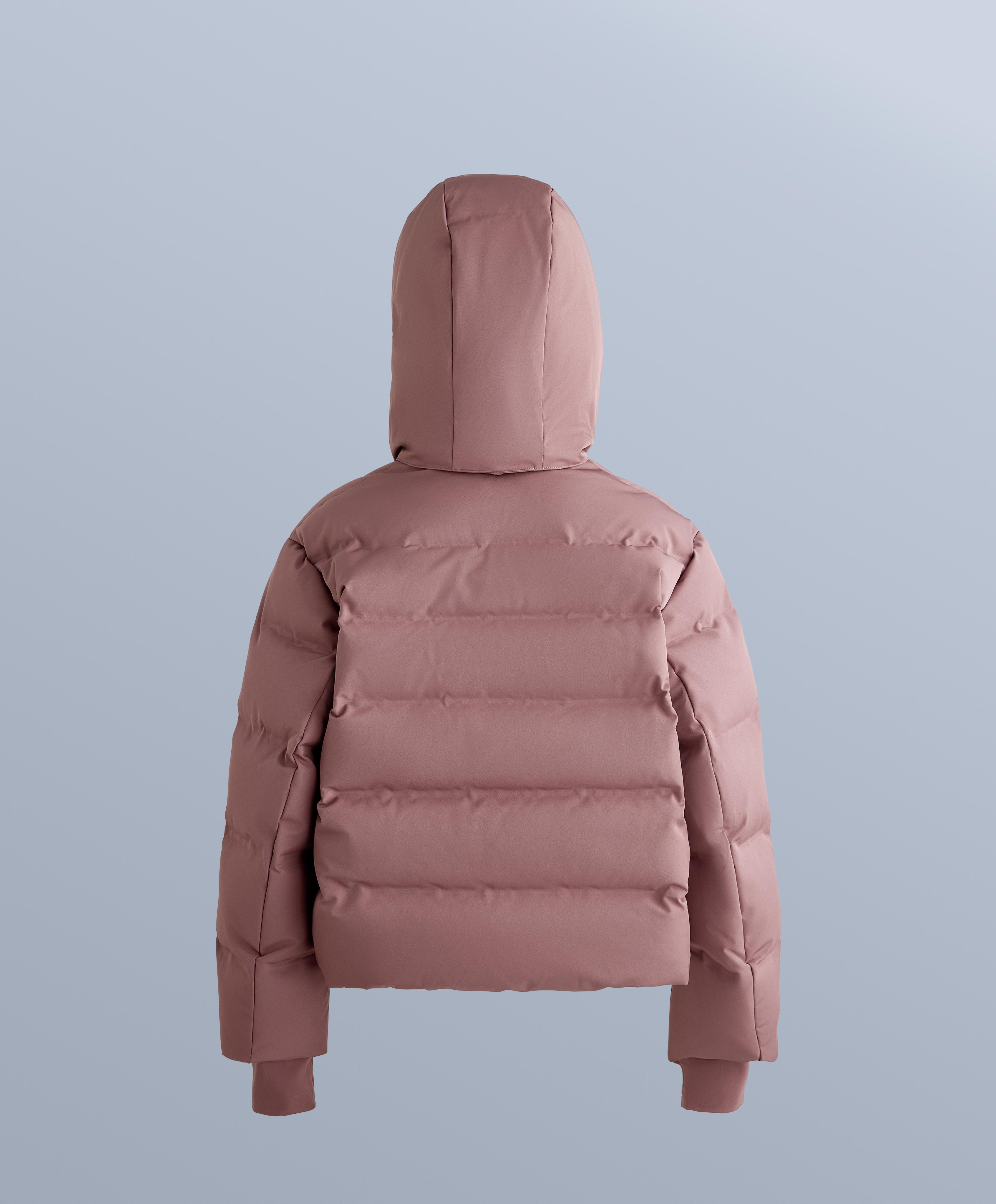 MINARDI PIUME SKI water-resistant 80% down and 20% feather jacket — PINK-MAUVE