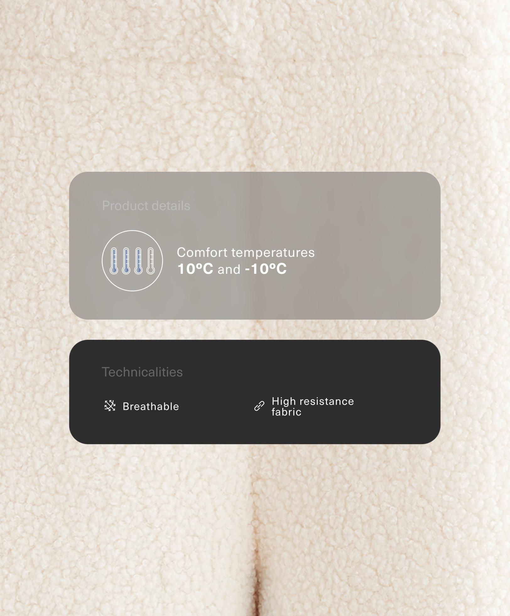 Lightweight faux-shearling jogging trousers - Sale