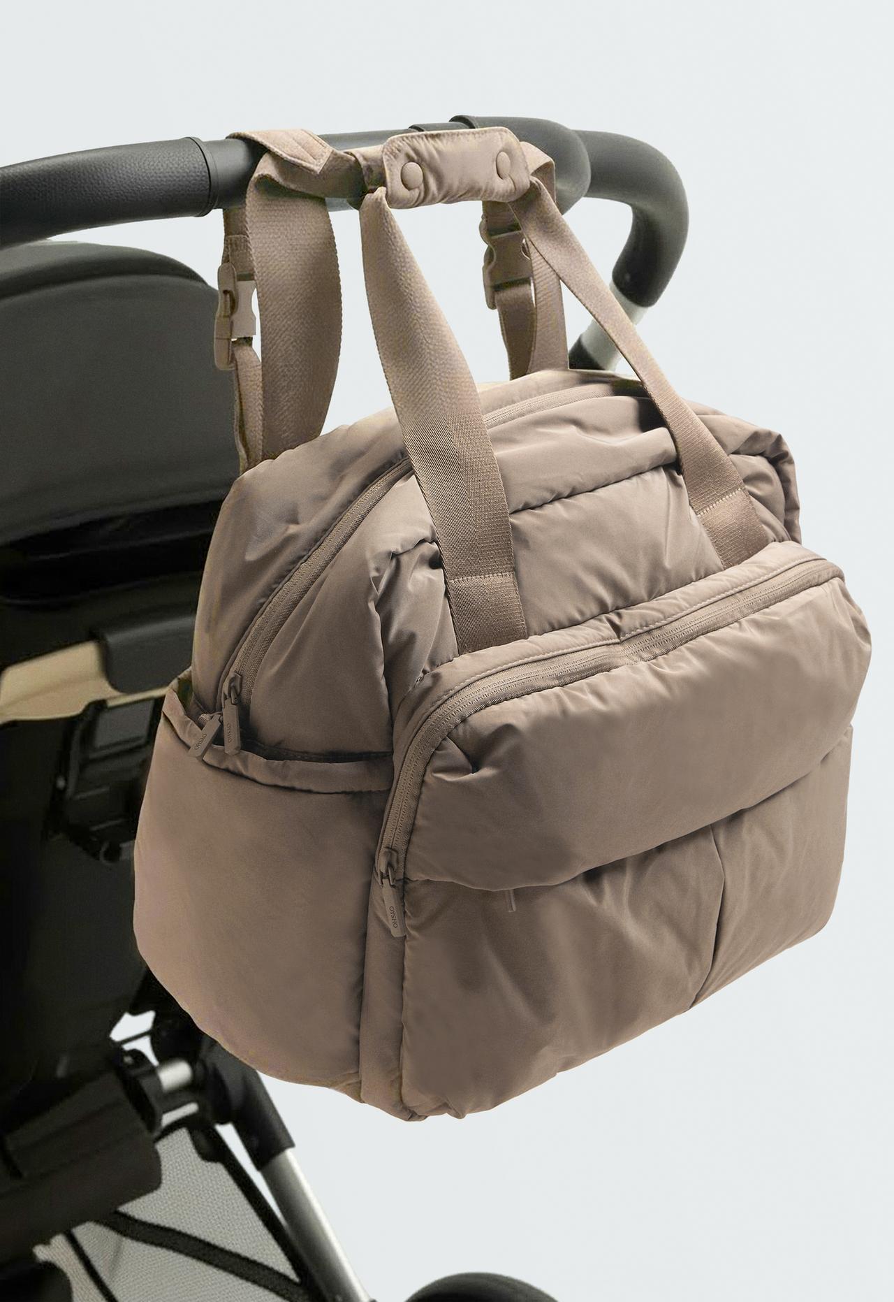 Maxi maternity bag — TOASTED BROWN