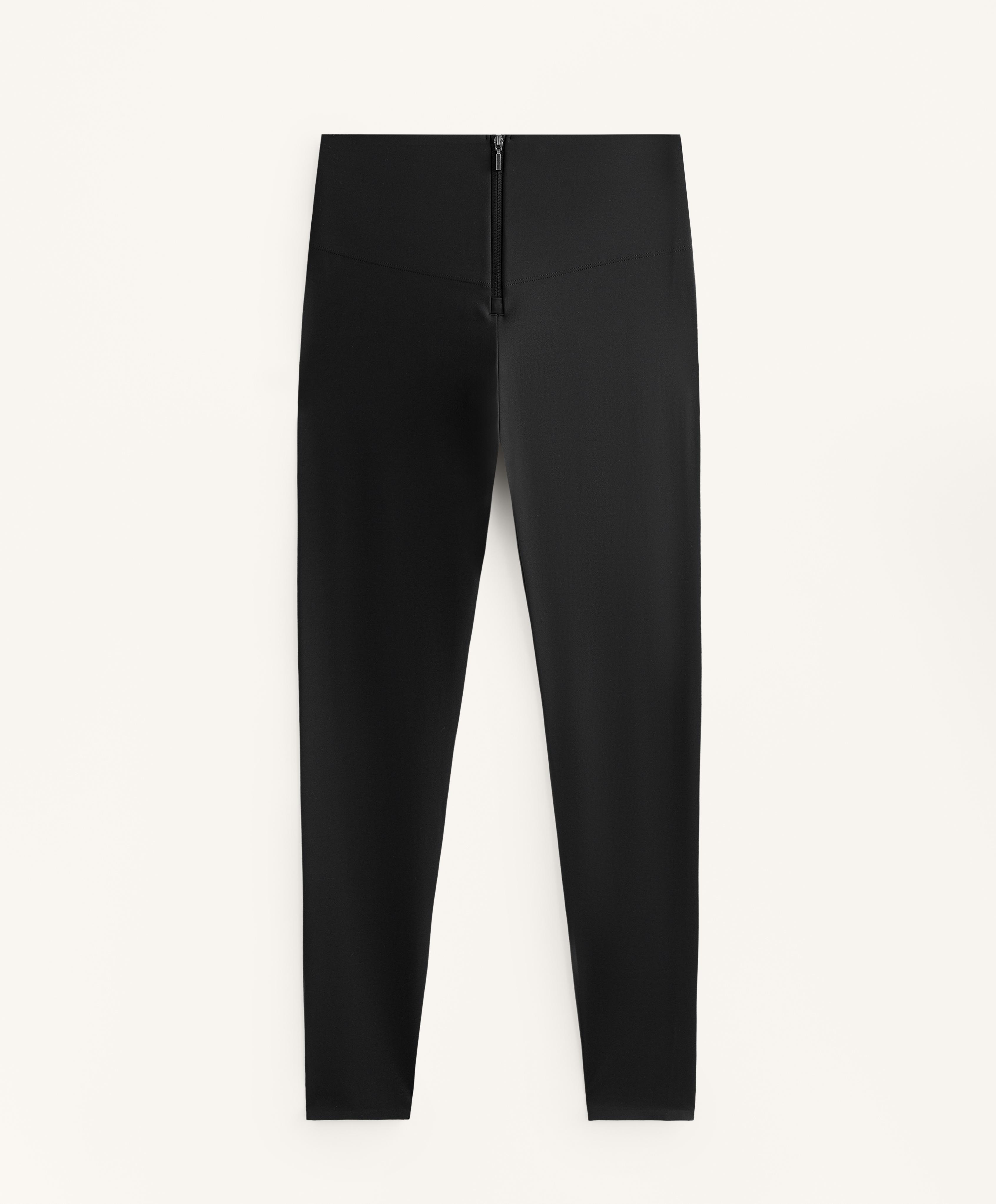 Compressive aukšto juosmens tamprės iki kulkšnių su užtrauktuku - Išpardavimas Compressive aukšto juosmens tamprės iki kulkšnių su užtrauktuku - Išpardavimas