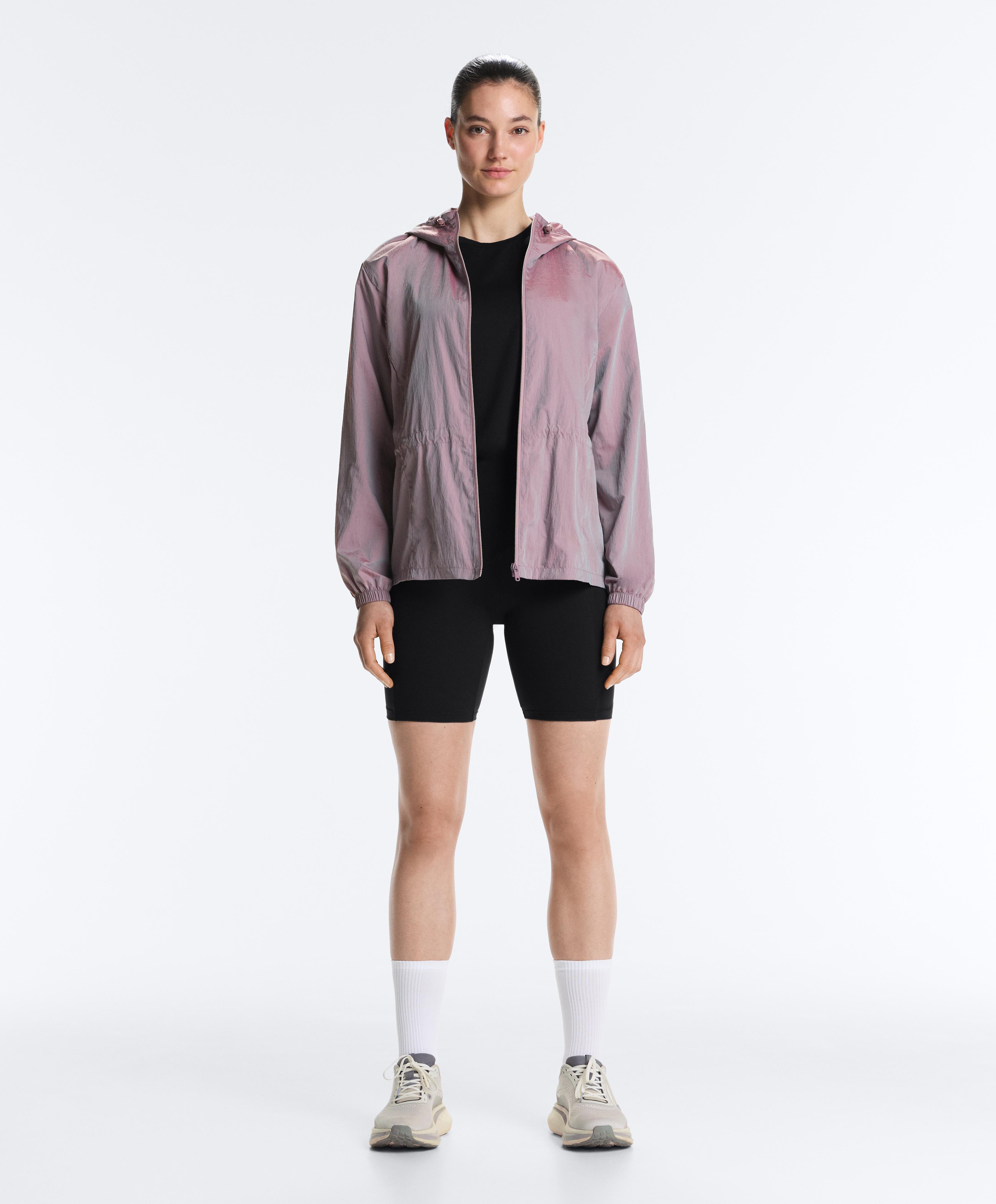 Iridescent Track jacket — WASHED PURPLE