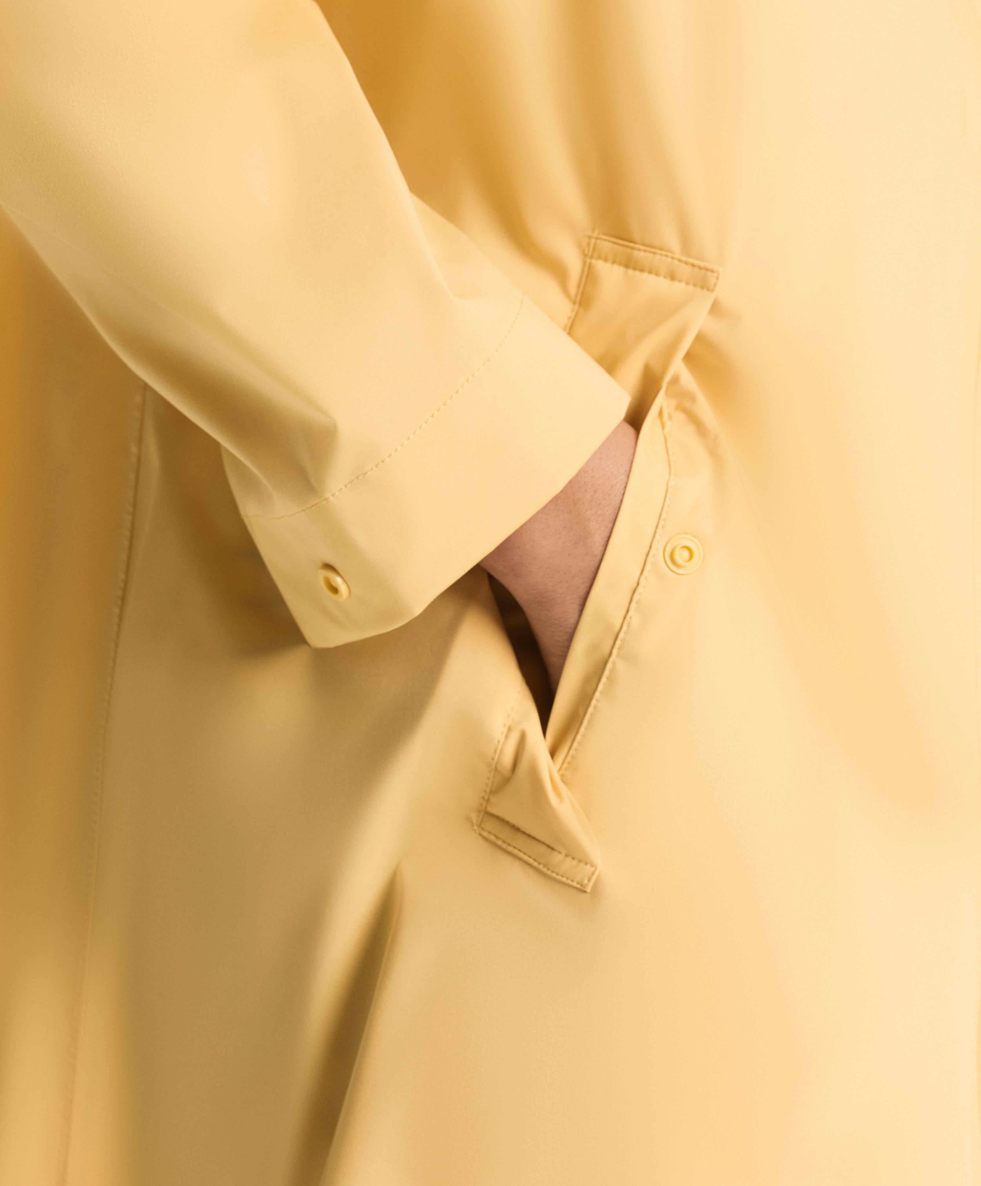 Packable super extra lightweight 10k waterproof jacket — MID-YELLOW