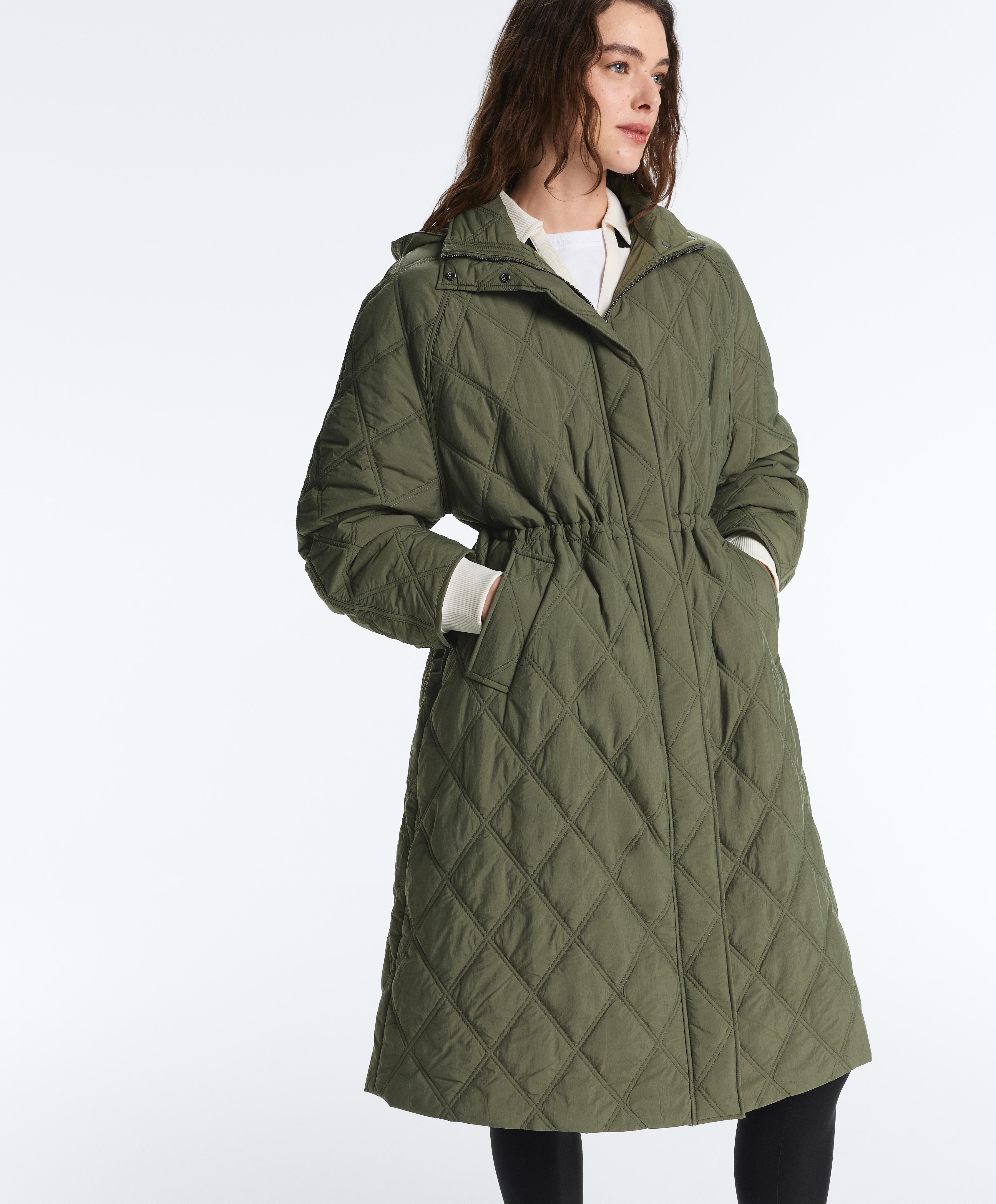 Water-repellent FELLEX® AEROGEL padded jacket — MID KHAKI
