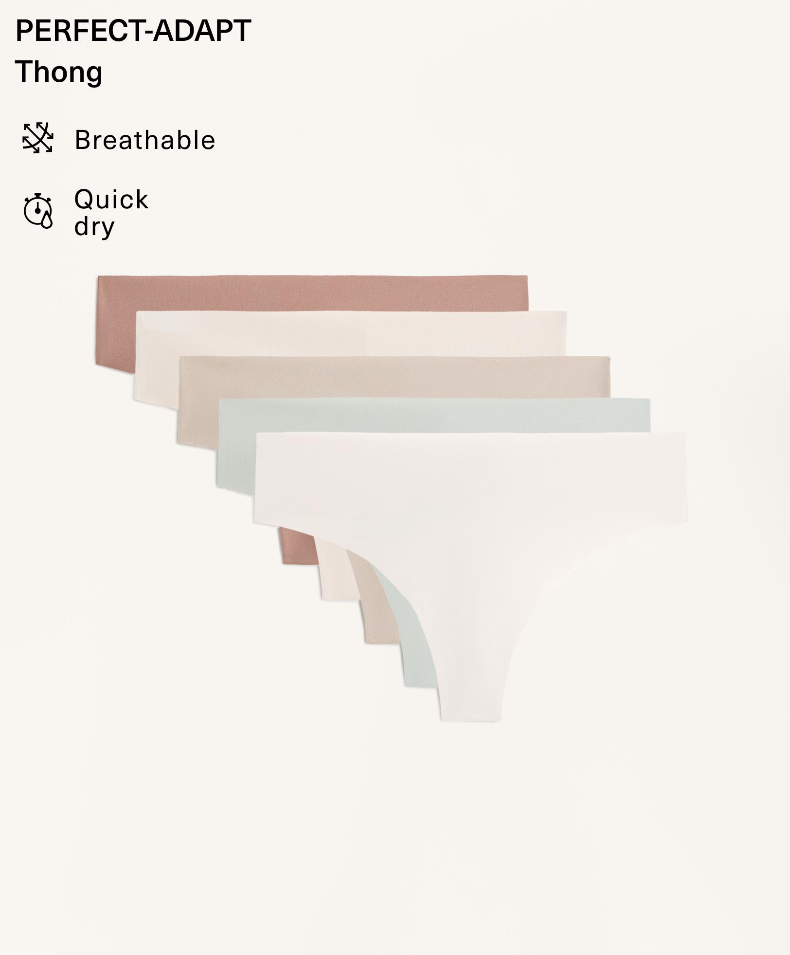 5 незаметных под одеждой трусов танга из смесового полиамида 5 незаметных под одеждой трусов танга из смесового полиамида