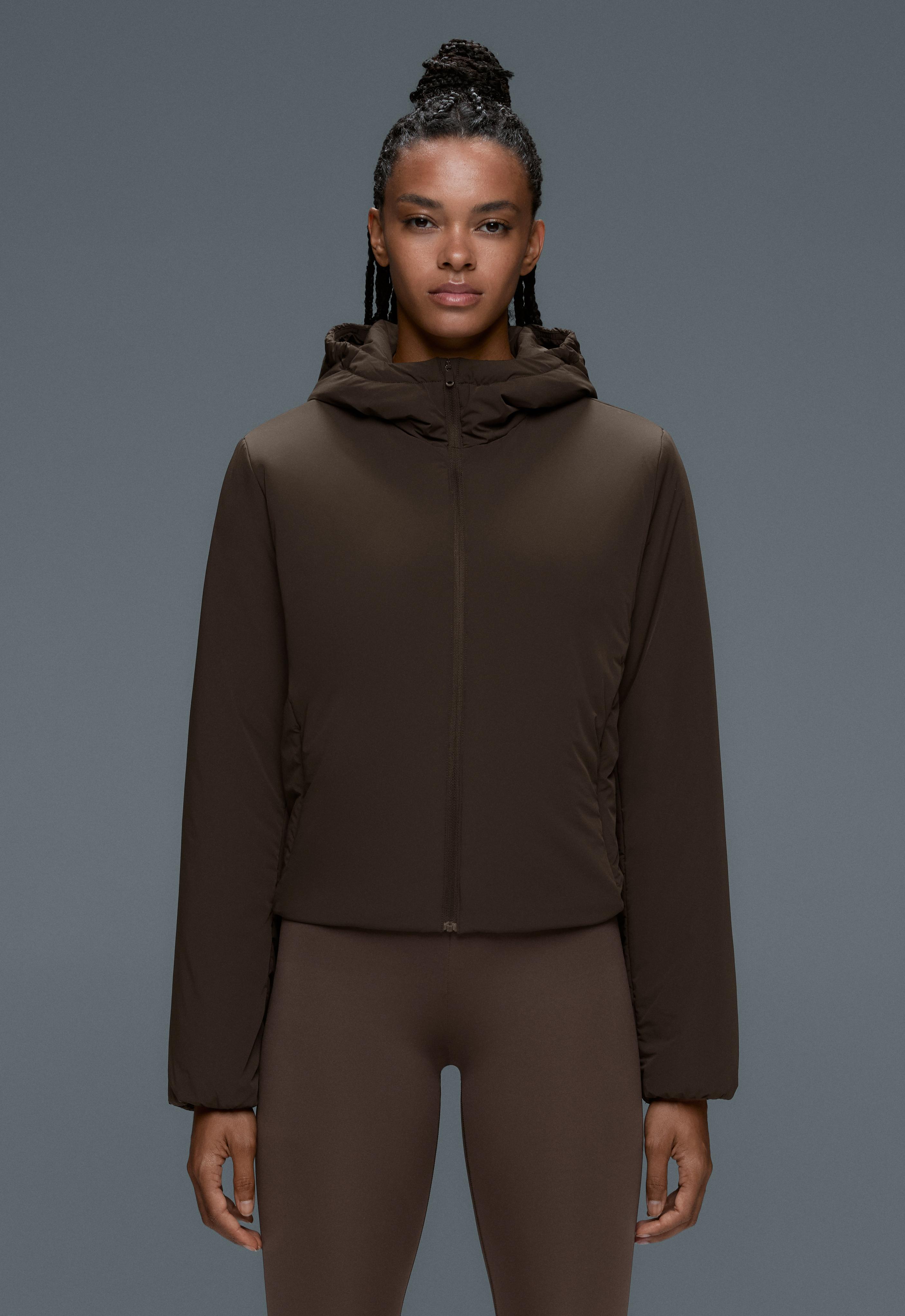 Wattierte Boxy Funktions-Jacke mit FELLEX® Volcanic