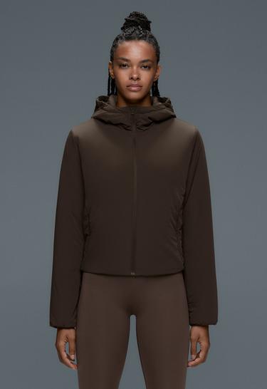 FELLEX® Volcanic boxy technical padded jacket — BROWN 3