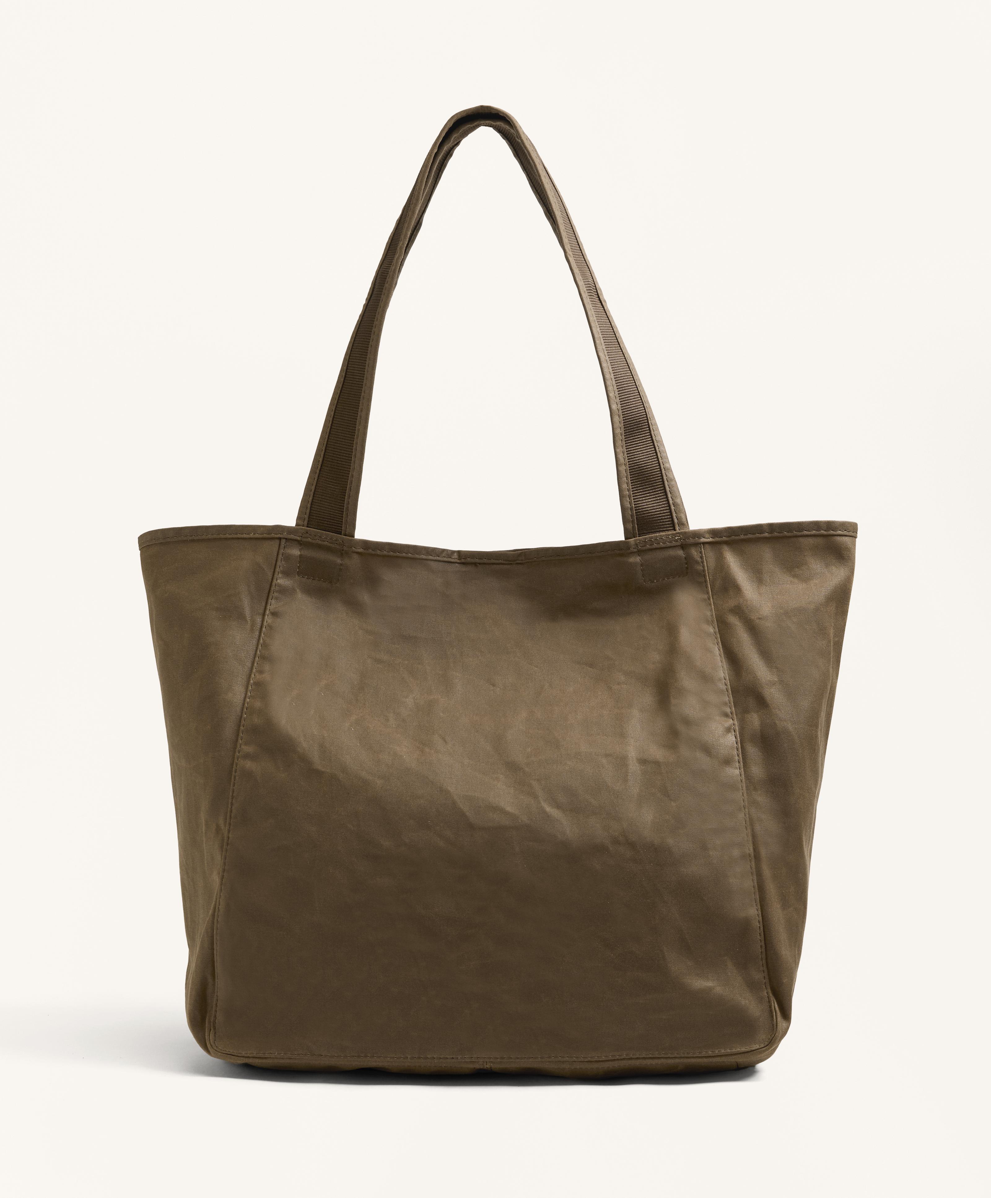 Waxed shopper bag Waxed shopper bag