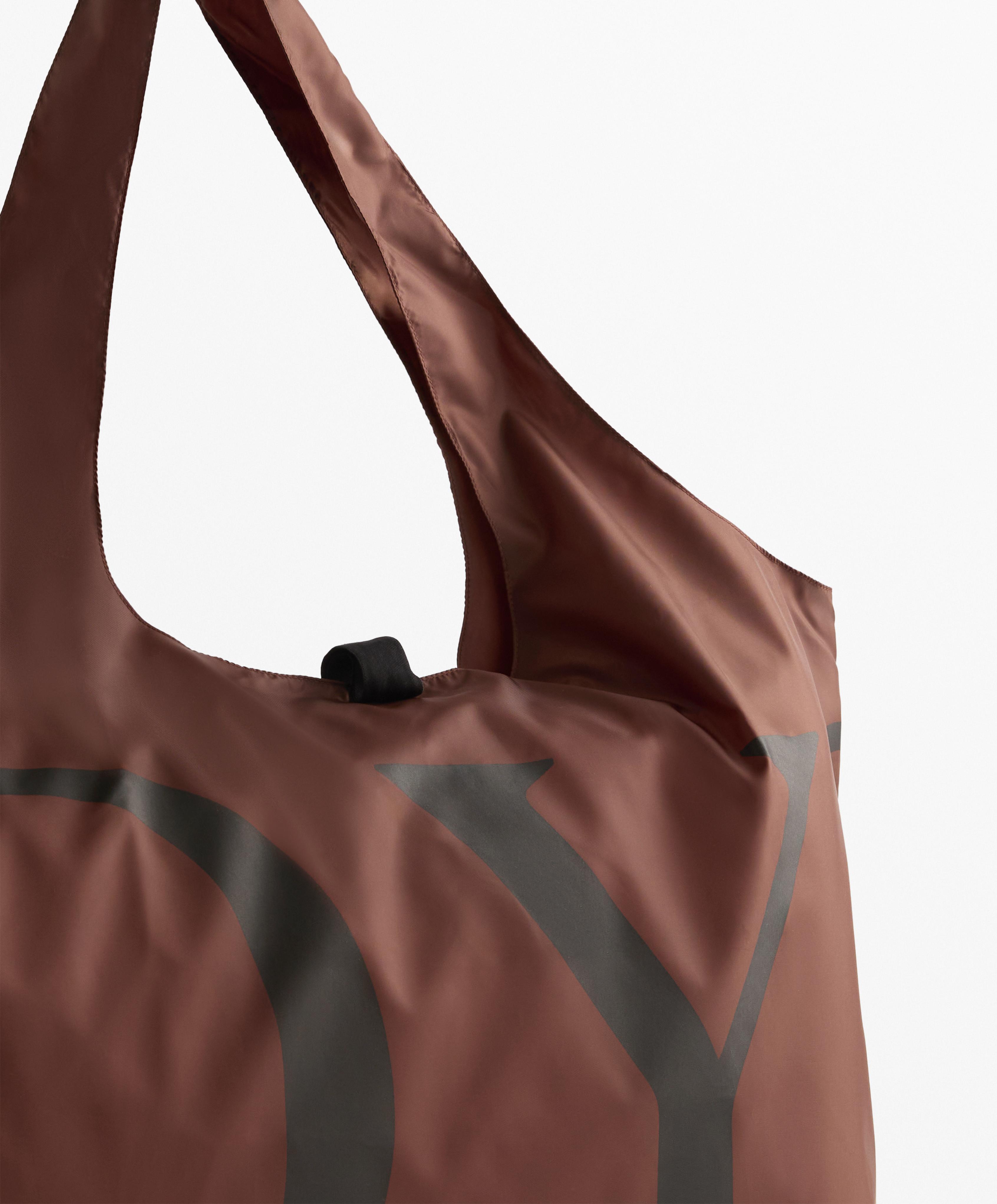OYSHO Packable Bag — BROWN