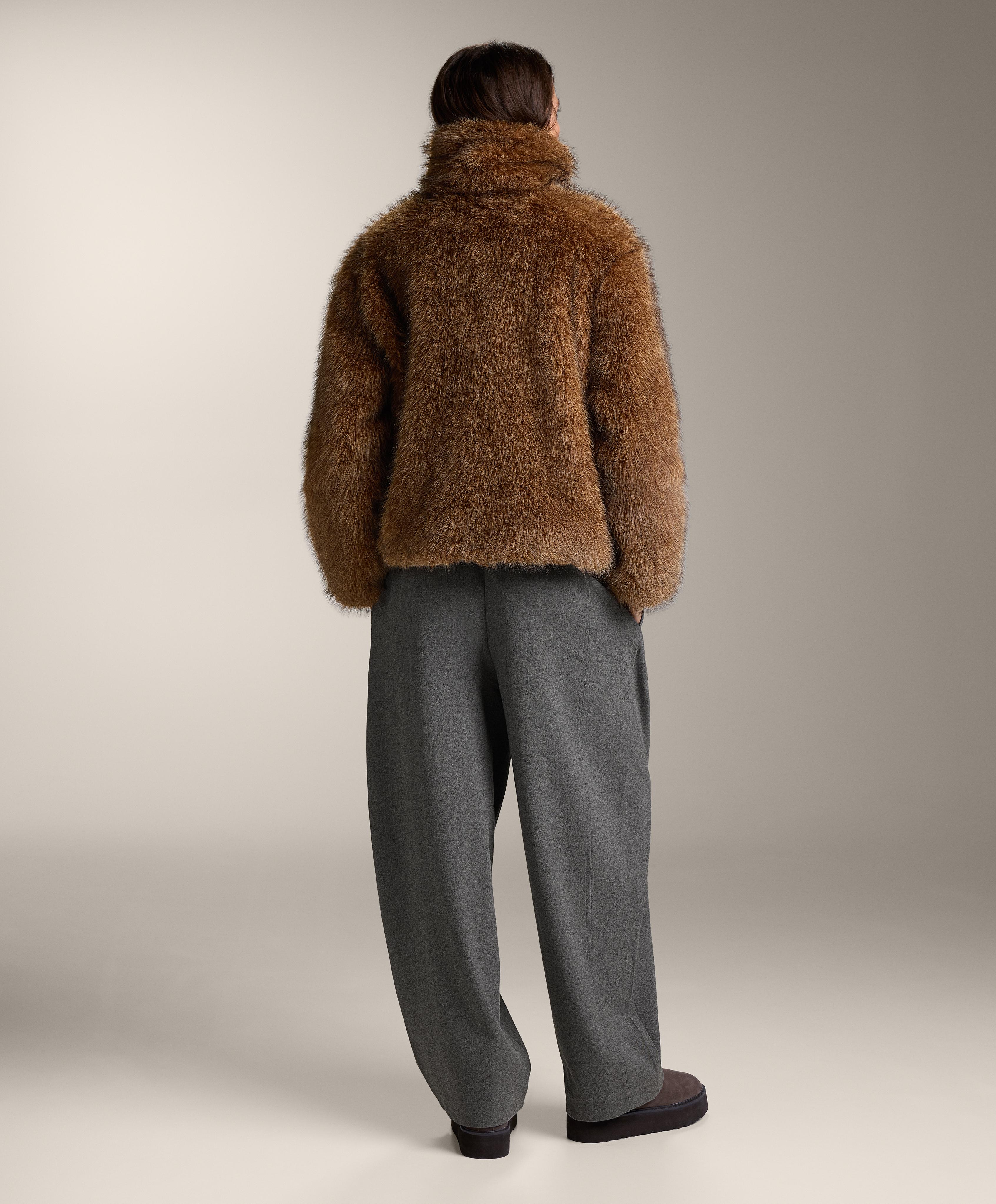Faux fur jacket — MAHOGANY