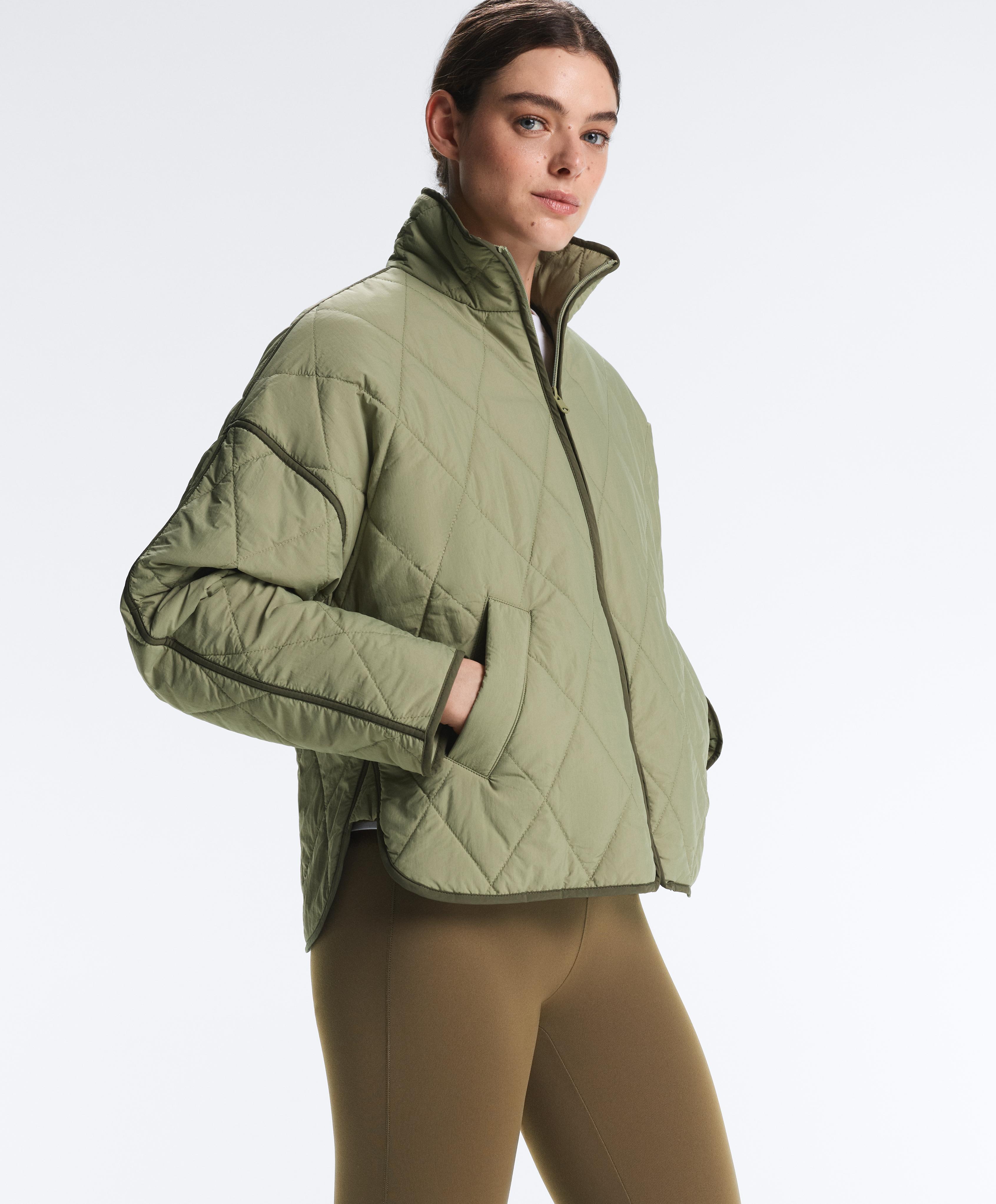 Water-repellent FELLEX® AEROGEL padded jacket — WASHED APPLE GREEN