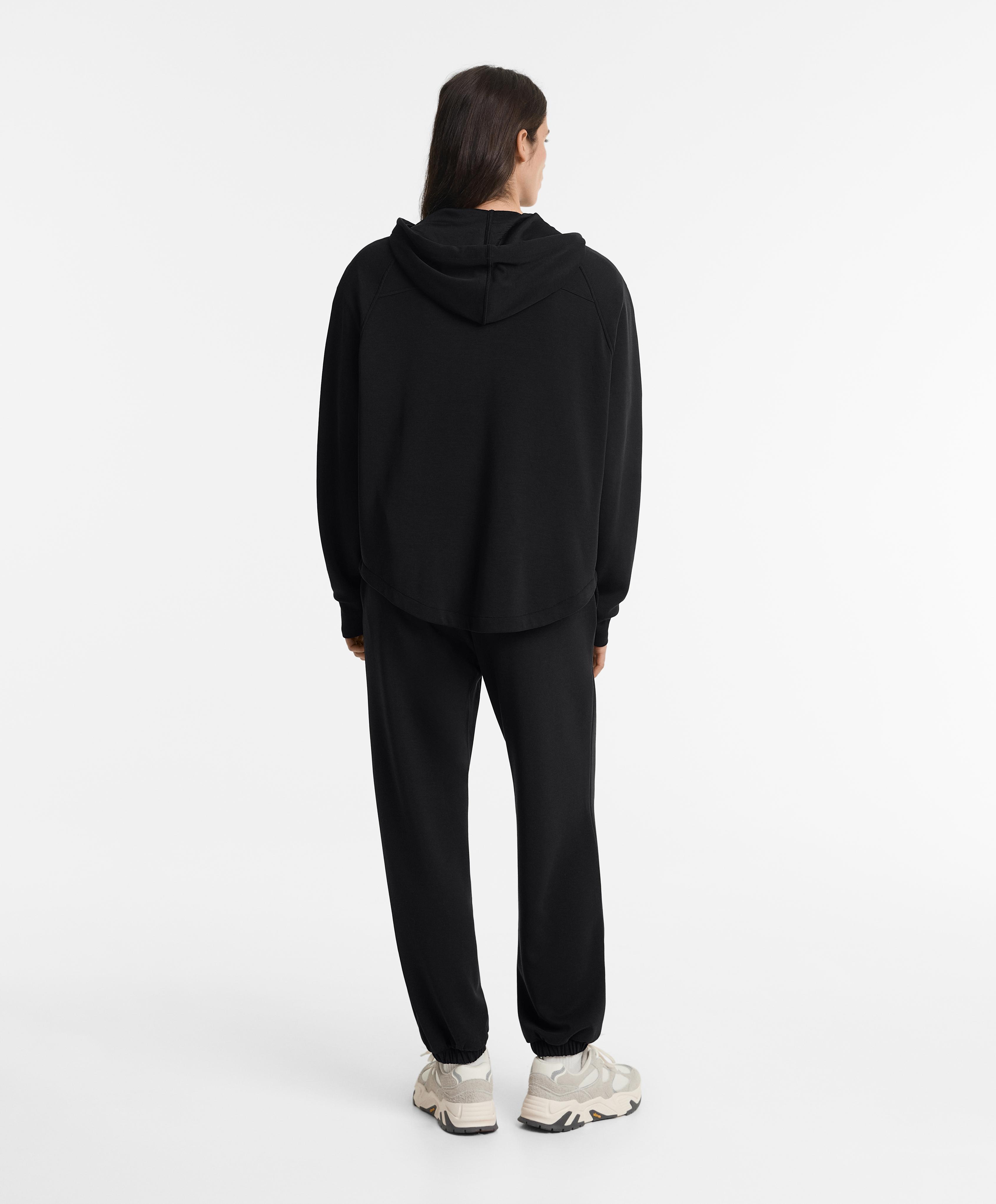 Black tracksuit with modal