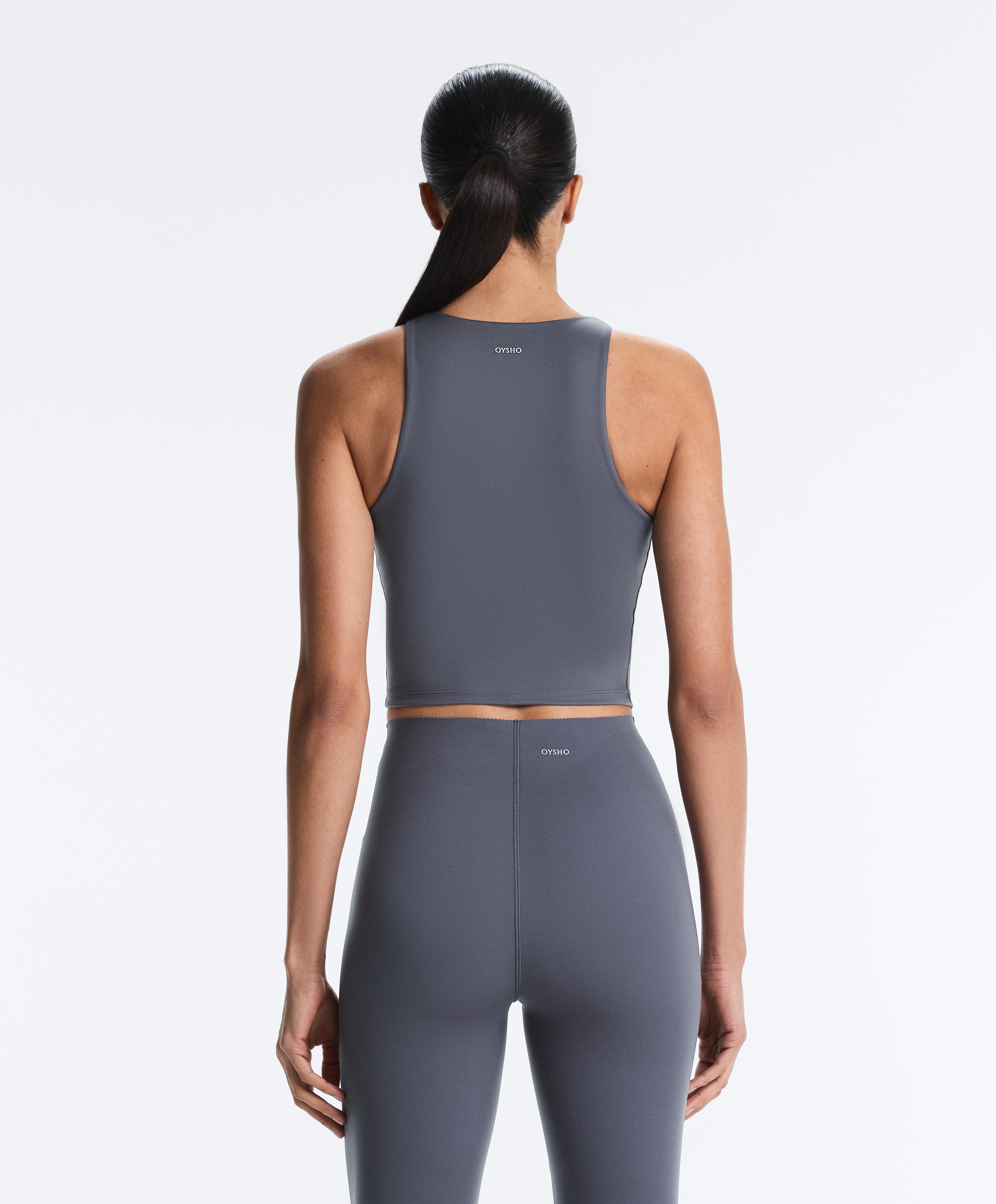 Extra Compressive Halter Tank Top — PETROL