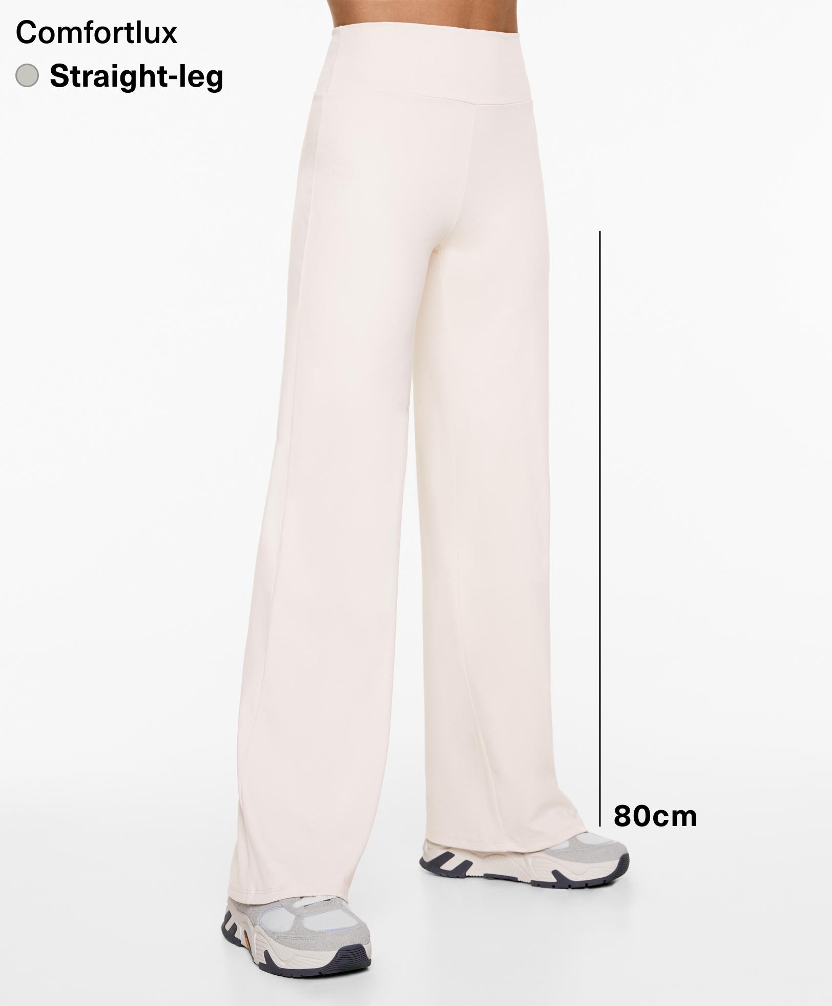 High-rise comfortlux straight-leg trousers - Sale