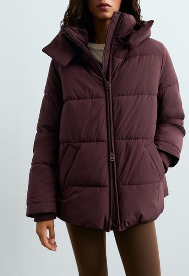 Water-repellent primaloft® padded jacket — DARK WINE RED 5