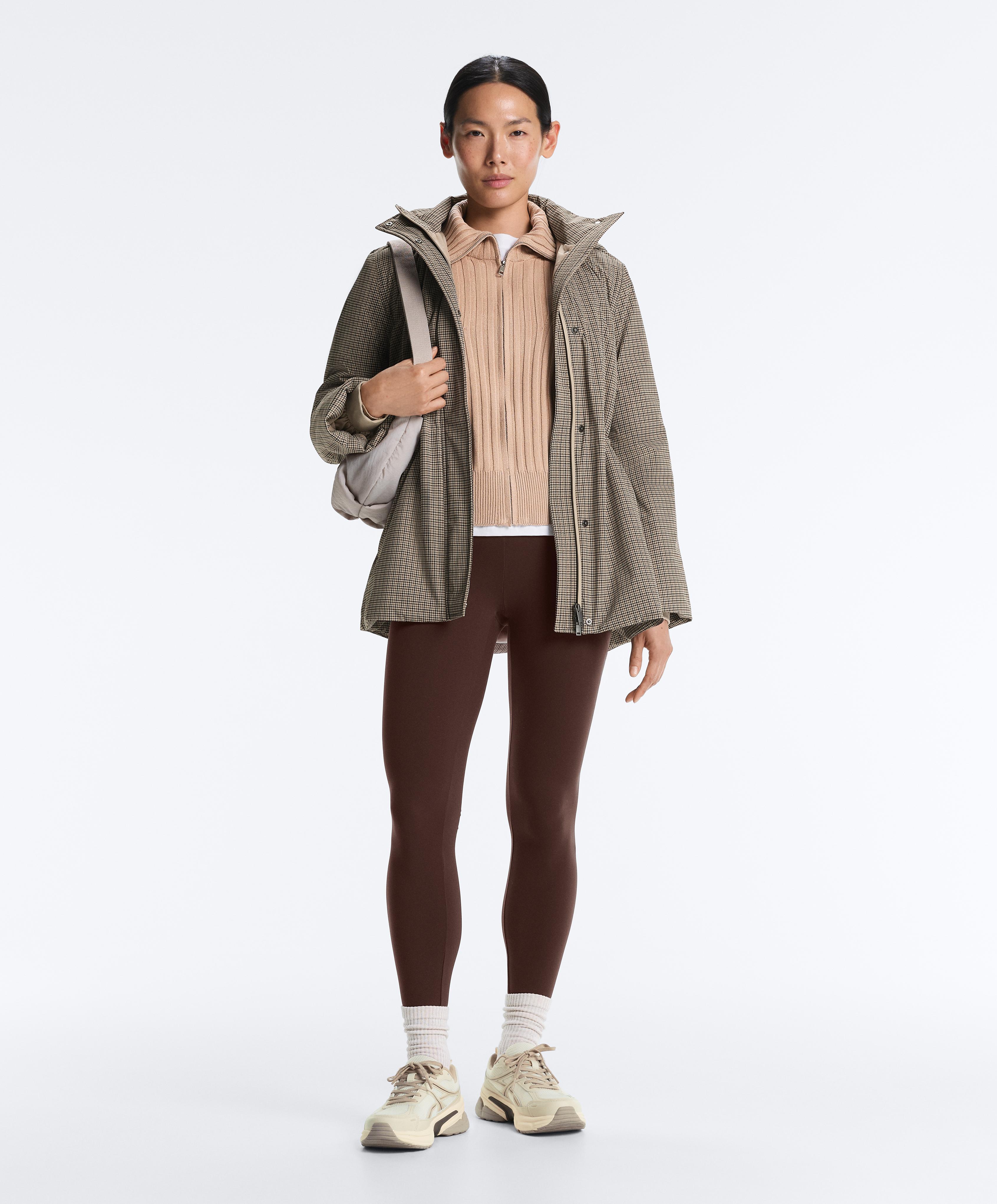 Veste en maille côtelée