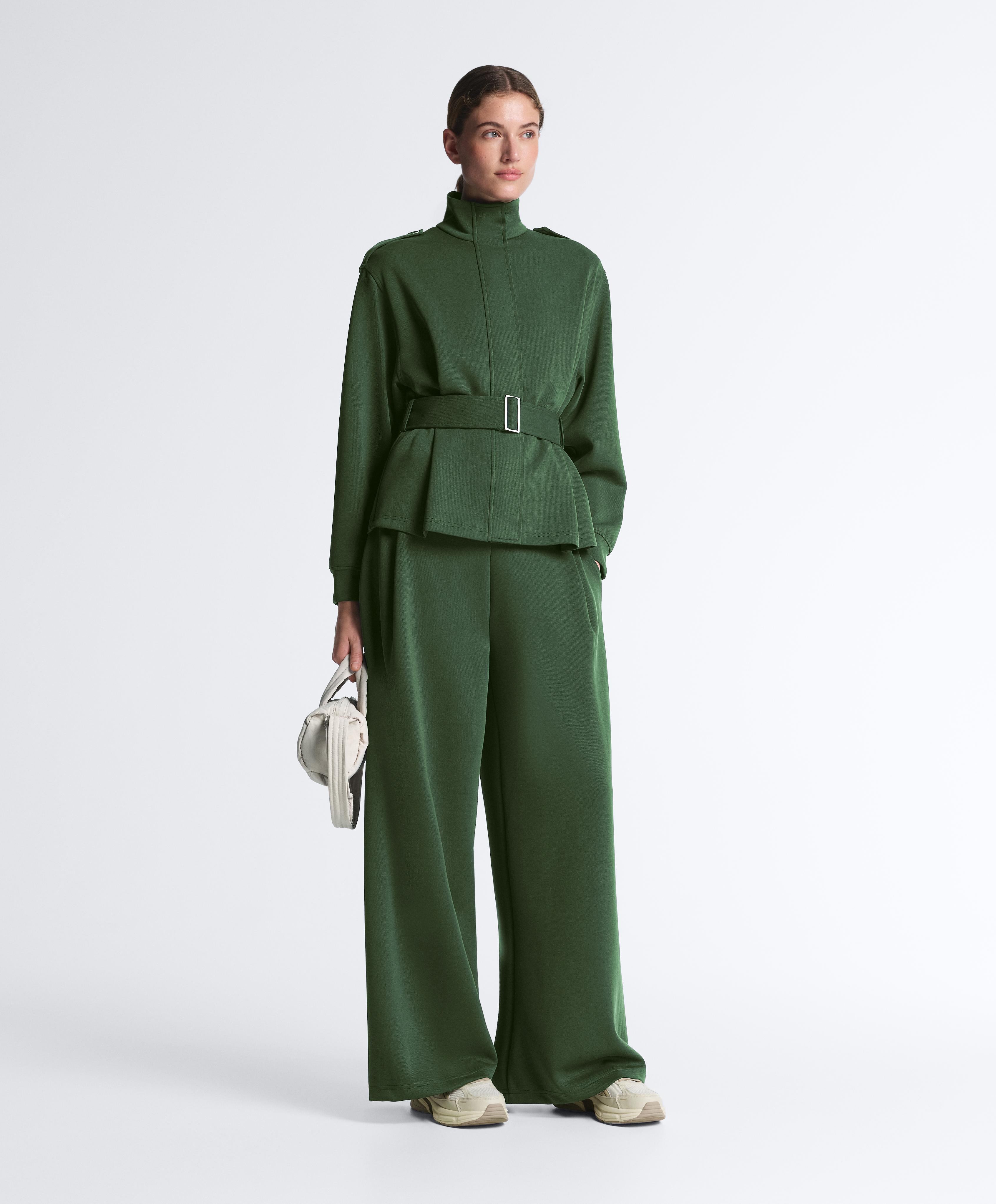 Veste utility ceinture twill