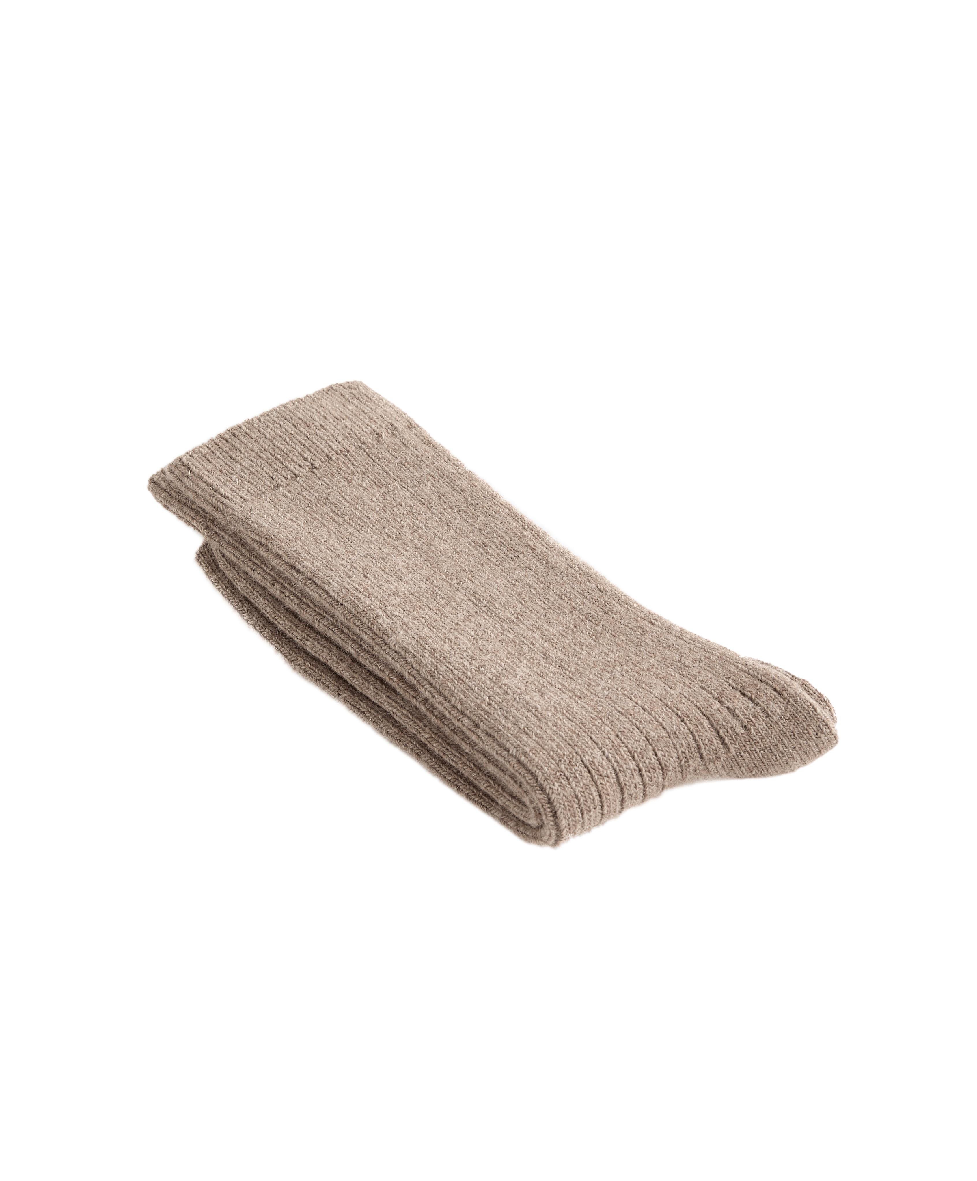 Classic socks 15% cashmere 10% wool — TAN MELANGE