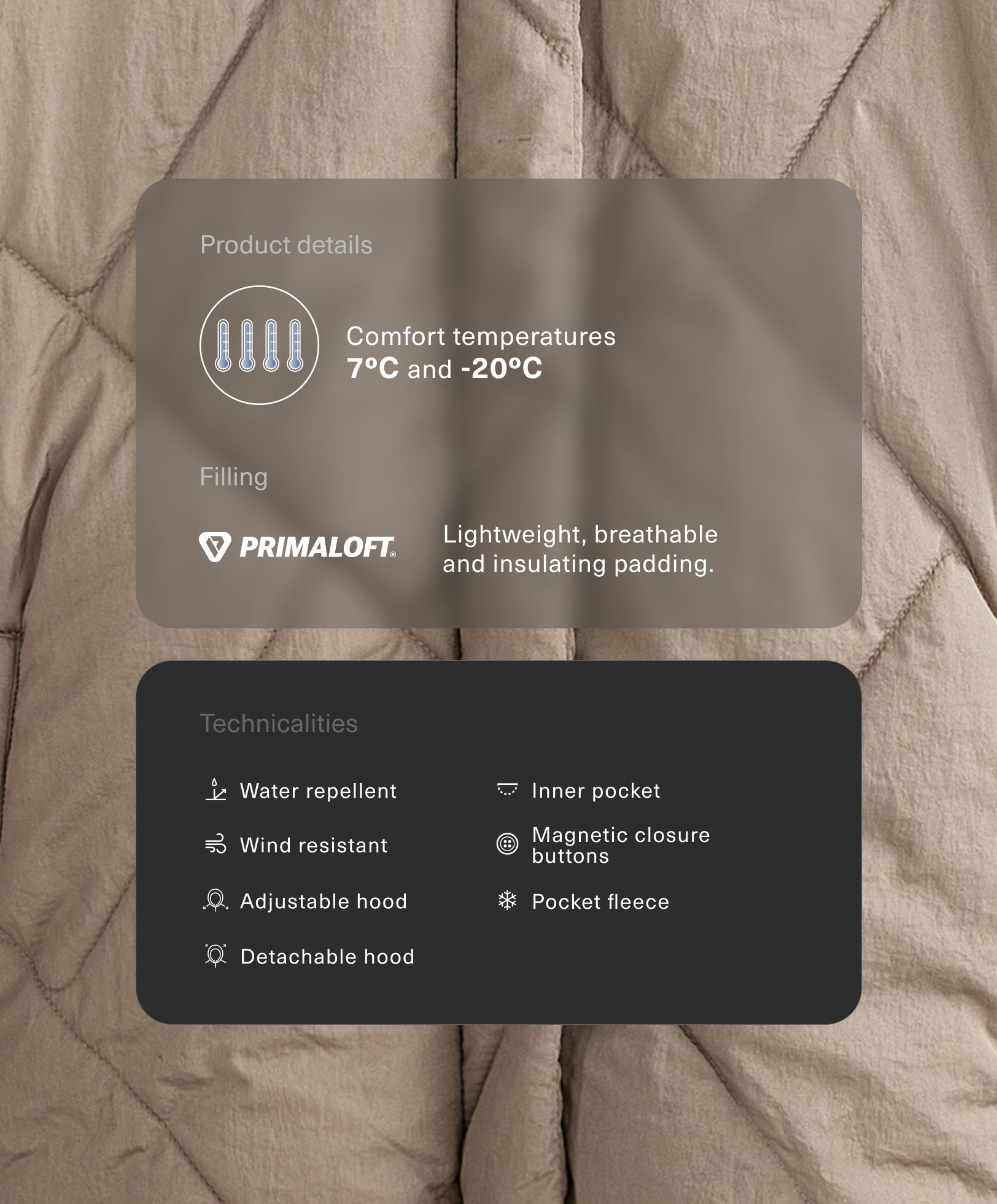 Primaloft® water-repellent padded jacket | OYSHO Netherlands