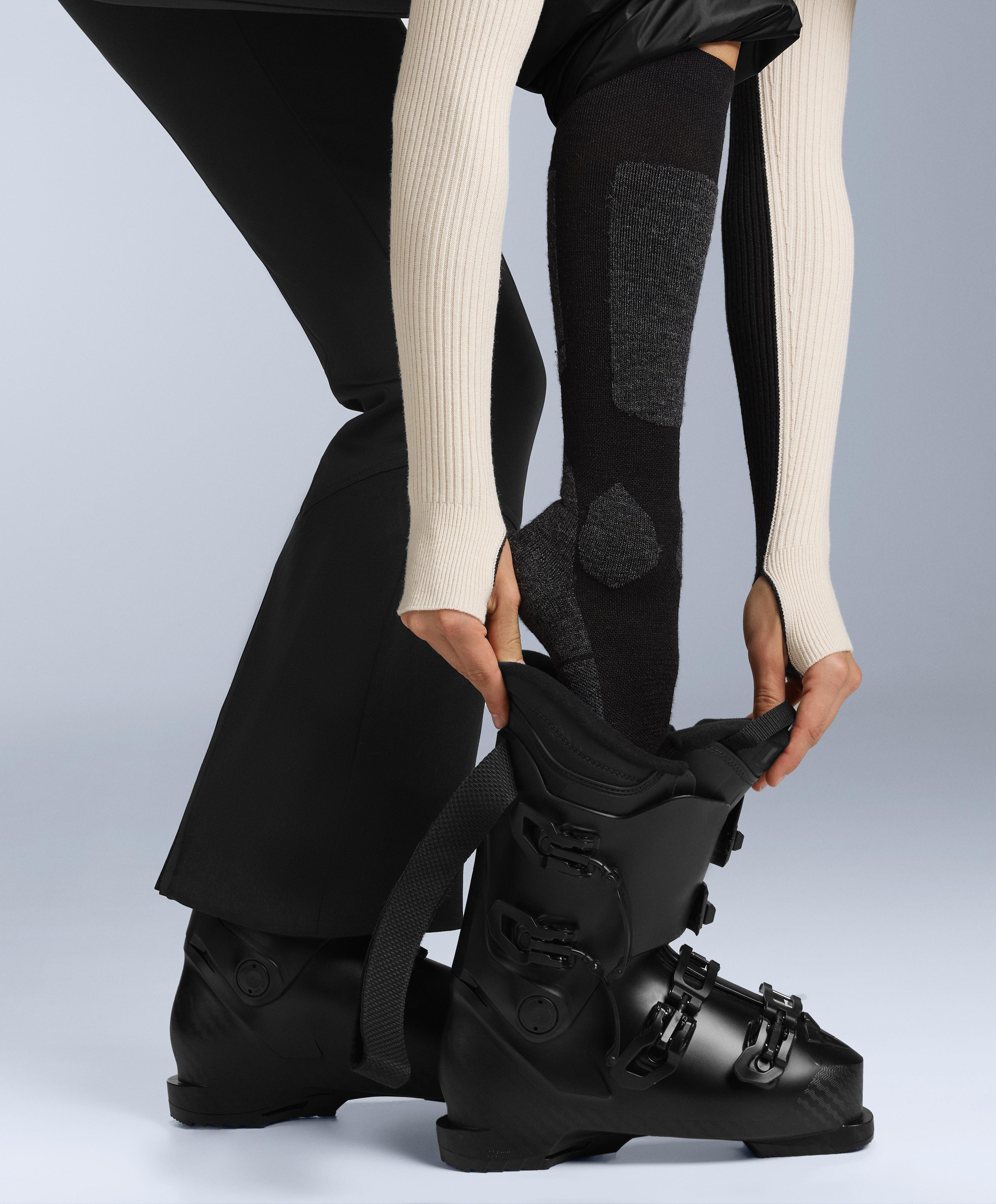 WOOLMARK® wool blend long ski socks