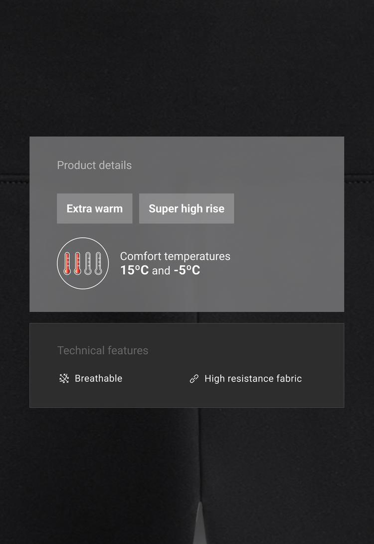 Tamprės iki kulkšnių – Super High Rise, High rise, Extra warm, Warm ...
