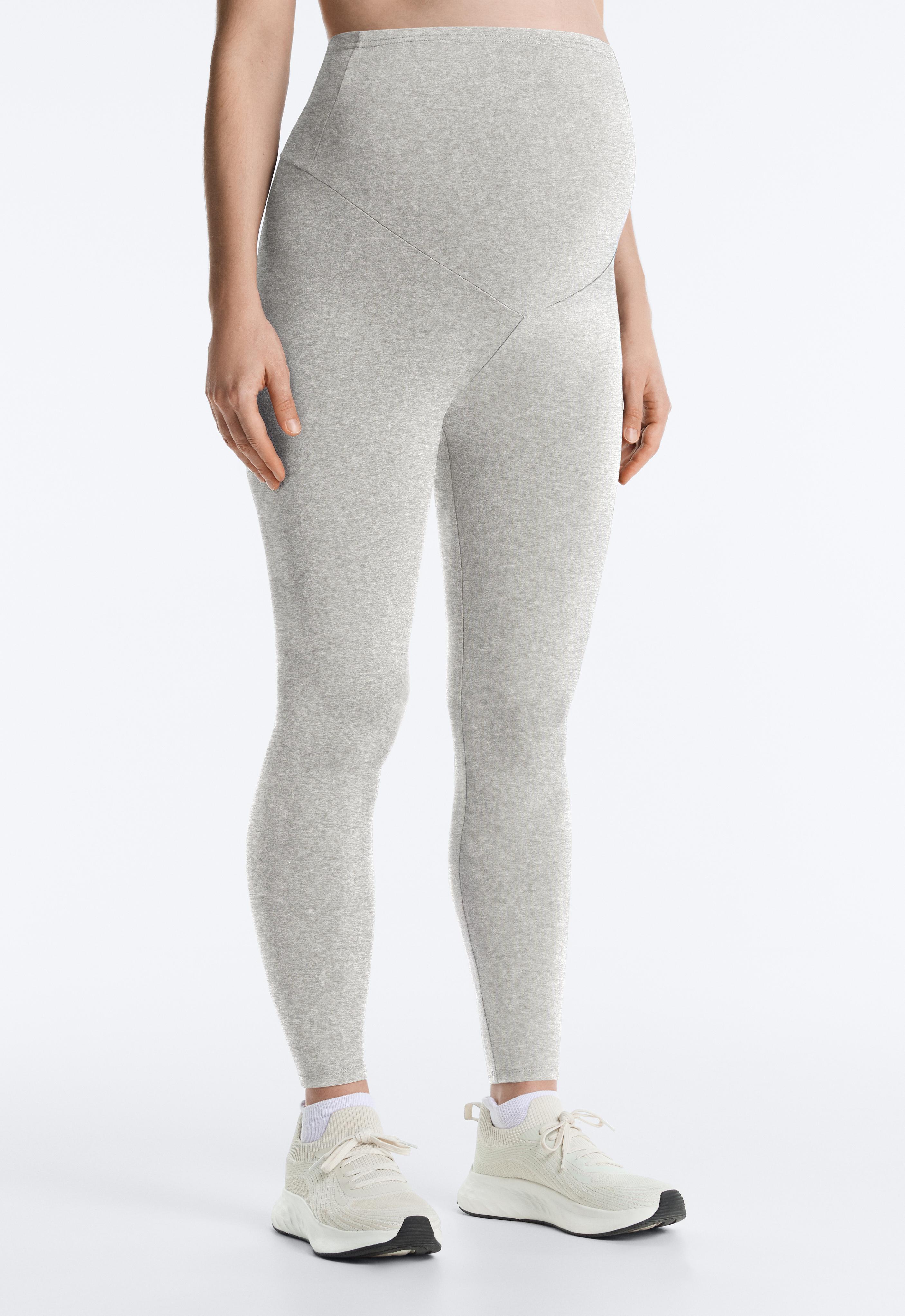 Comfortlux 65cm marl maternity leggings