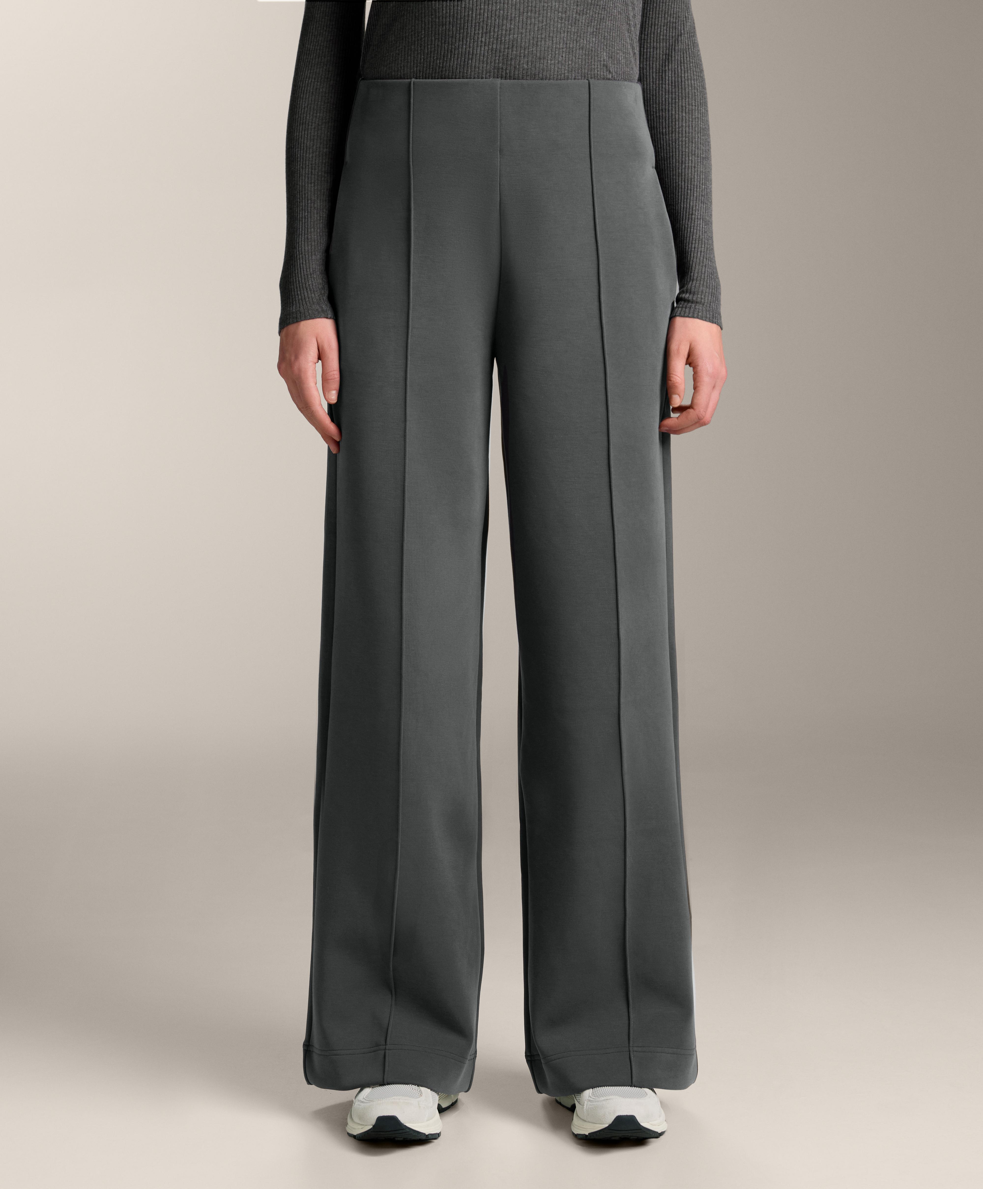 Super high-rise straight-leg trousers with brushed modal Super high-rise straight-leg trousers with brushed modal
