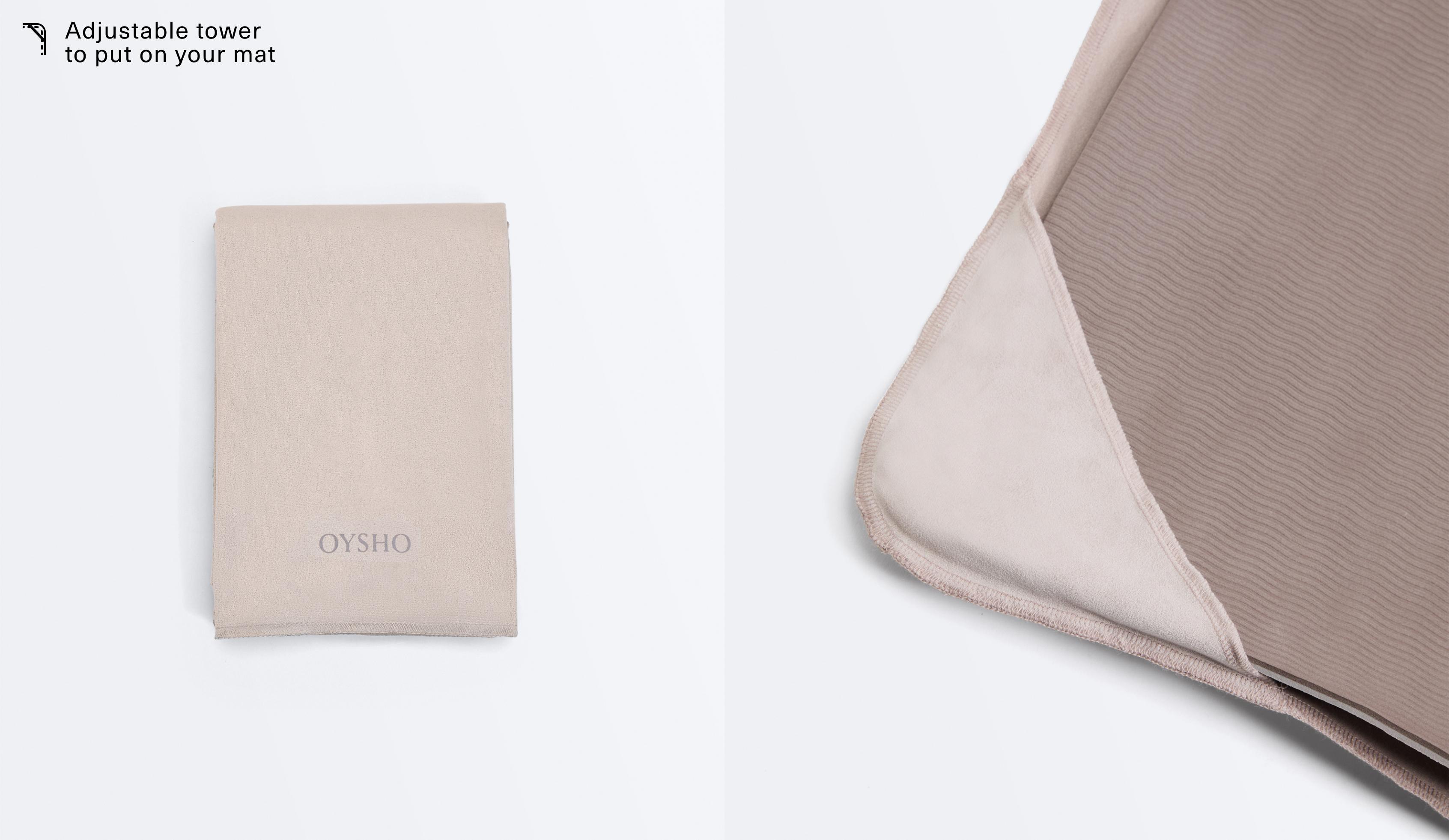Serviette ajustable pour tapis de yoga