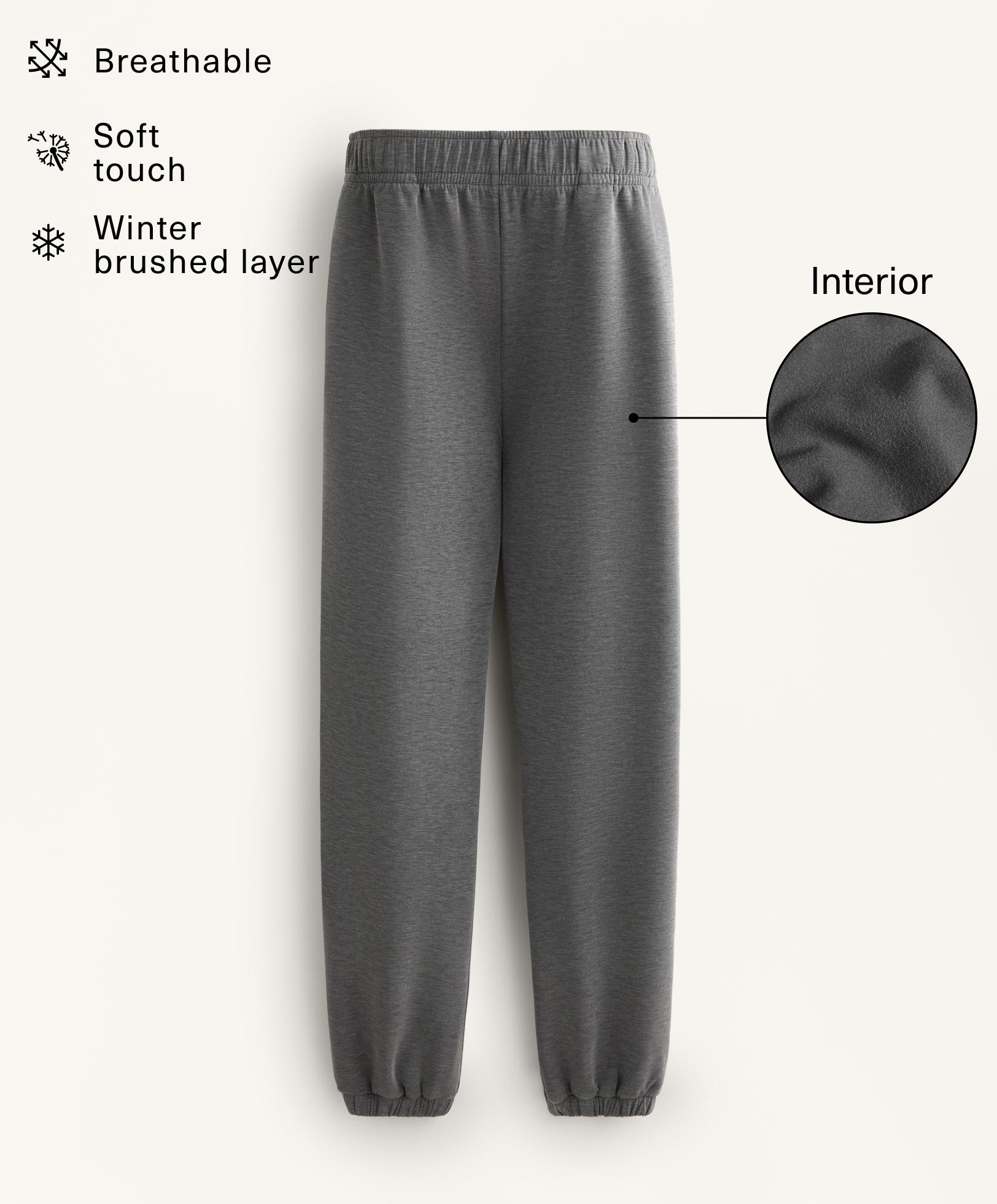 Brushed marl modal joggers Brushed marl modal joggers