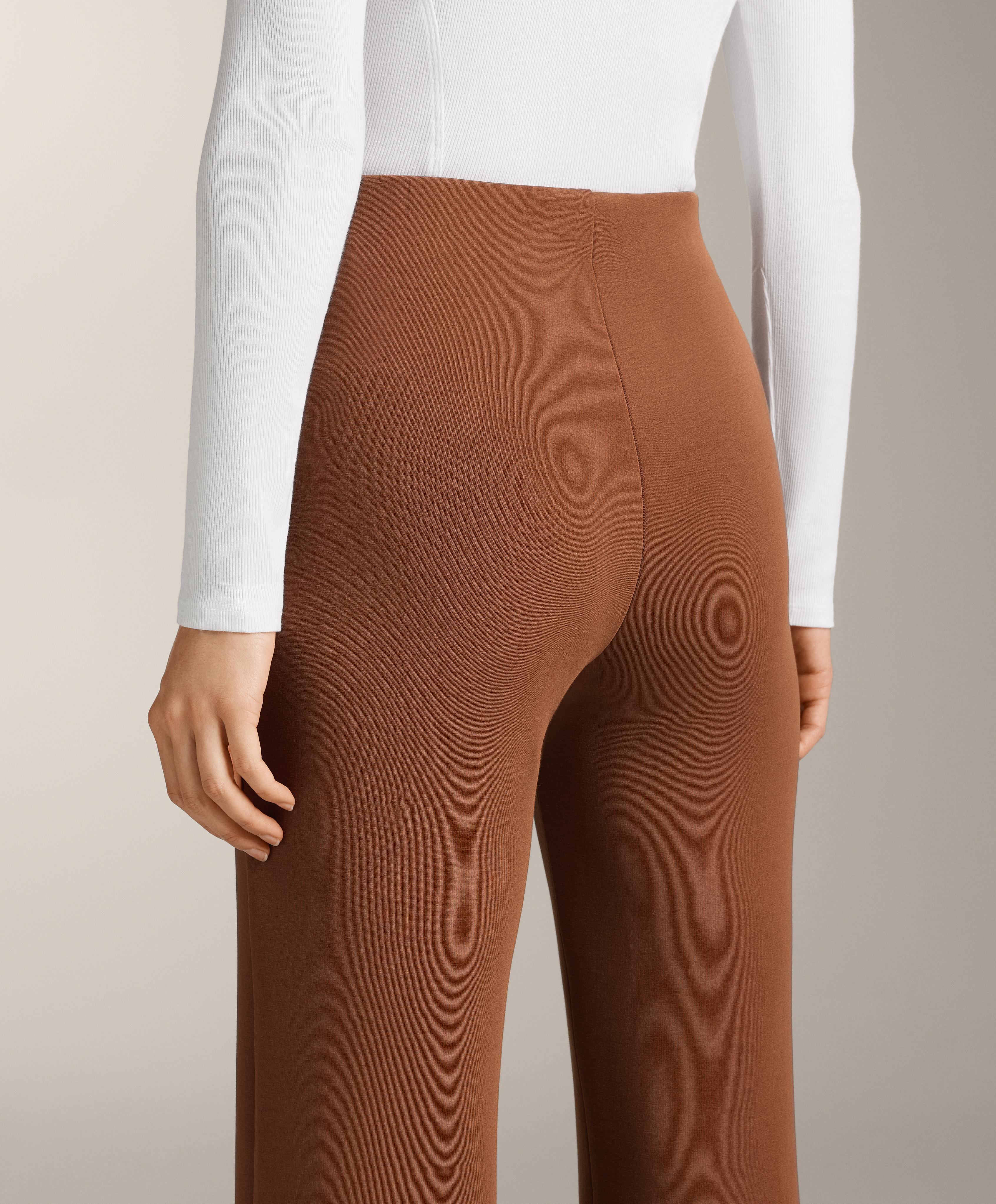 Calças flare com algodão - Saldos Calças flare com algodão - Saldos