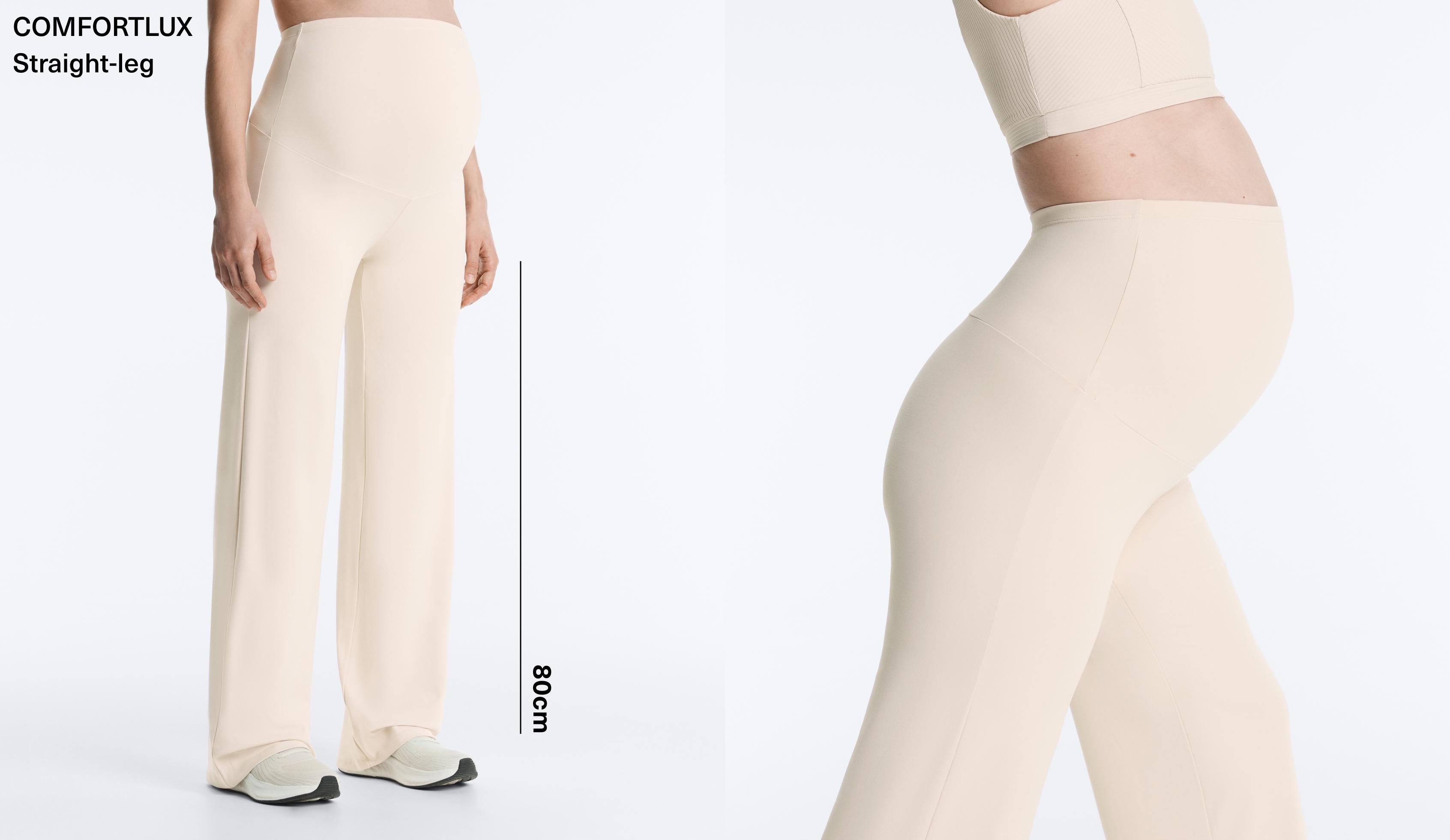 Yhong Zwangerschapsbroek voor dames, brede pijpen, bootcut Yhong Zwangerschapsbroek voor dames, brede pijpen, bootcut