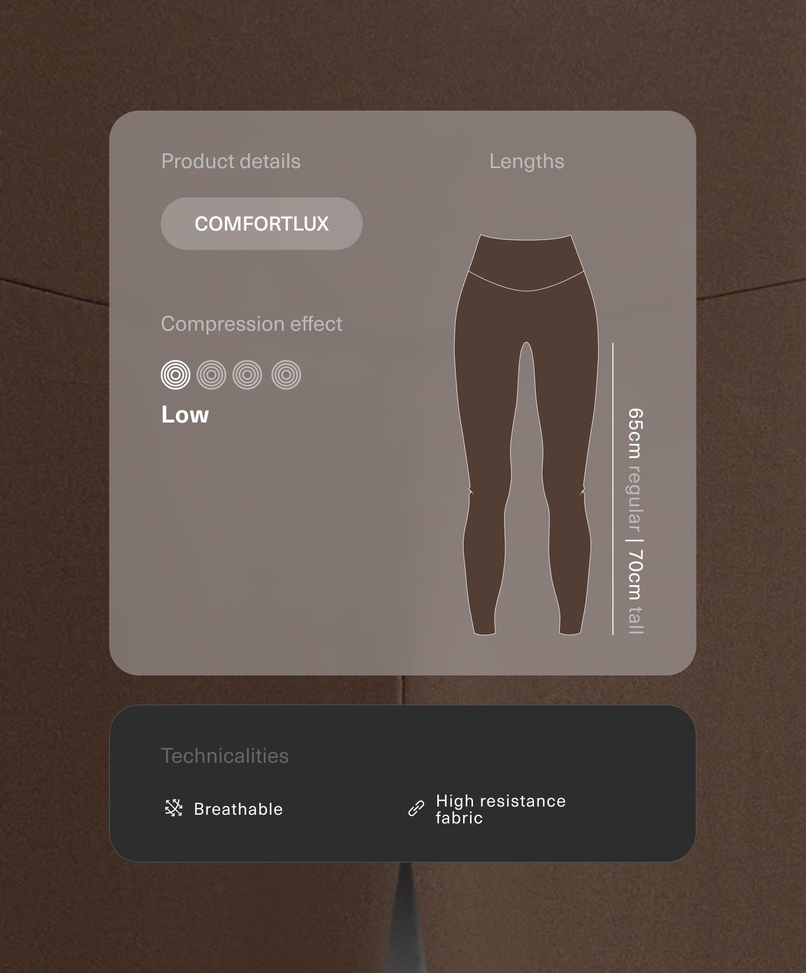 Comfortlux high-rise ankle-length leggings Comfortlux high-rise ankle-length leggings