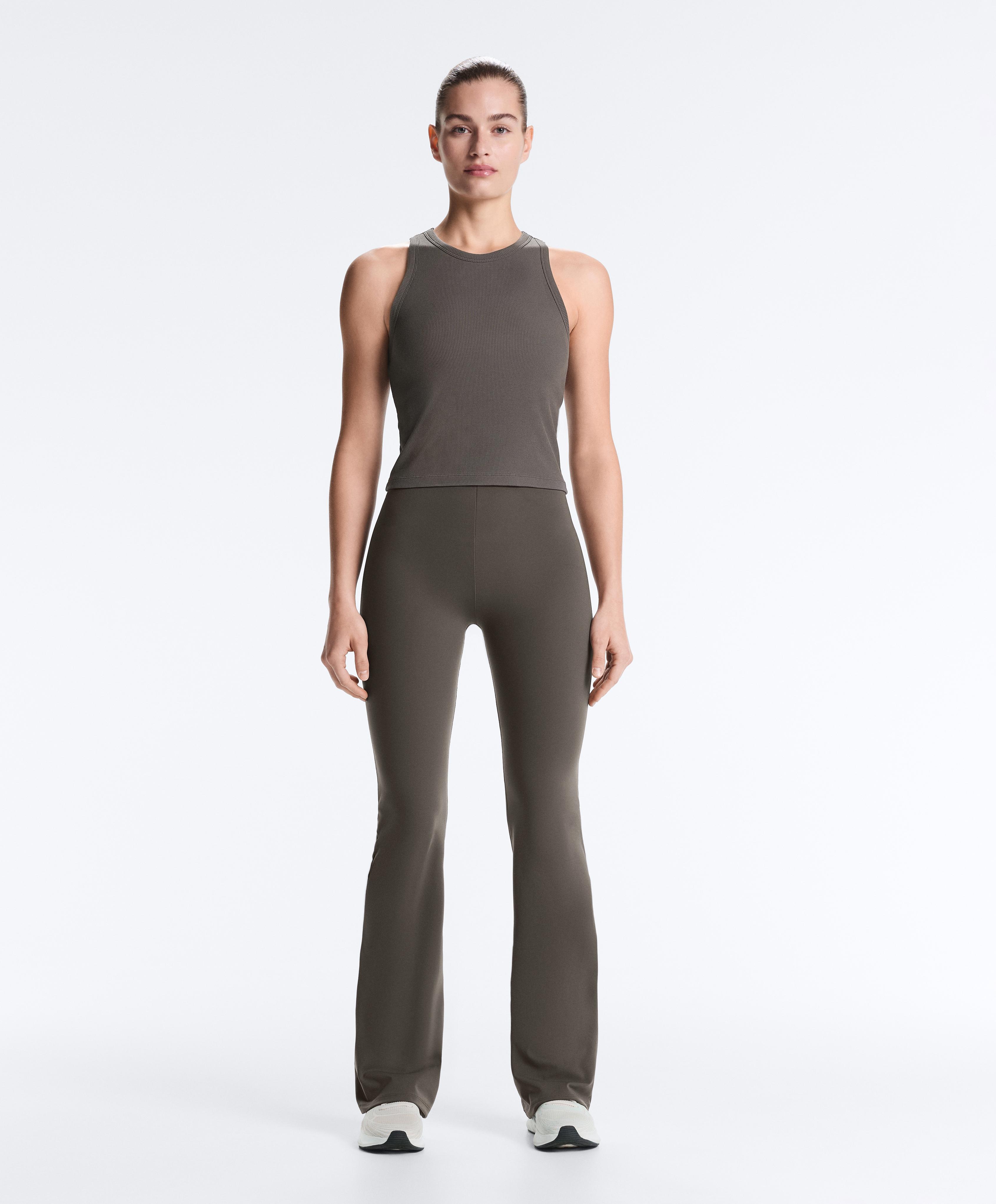High-rise Compressive Raise Up flare trousers - Sale High-rise Compressive Raise Up flare trousers - Sale