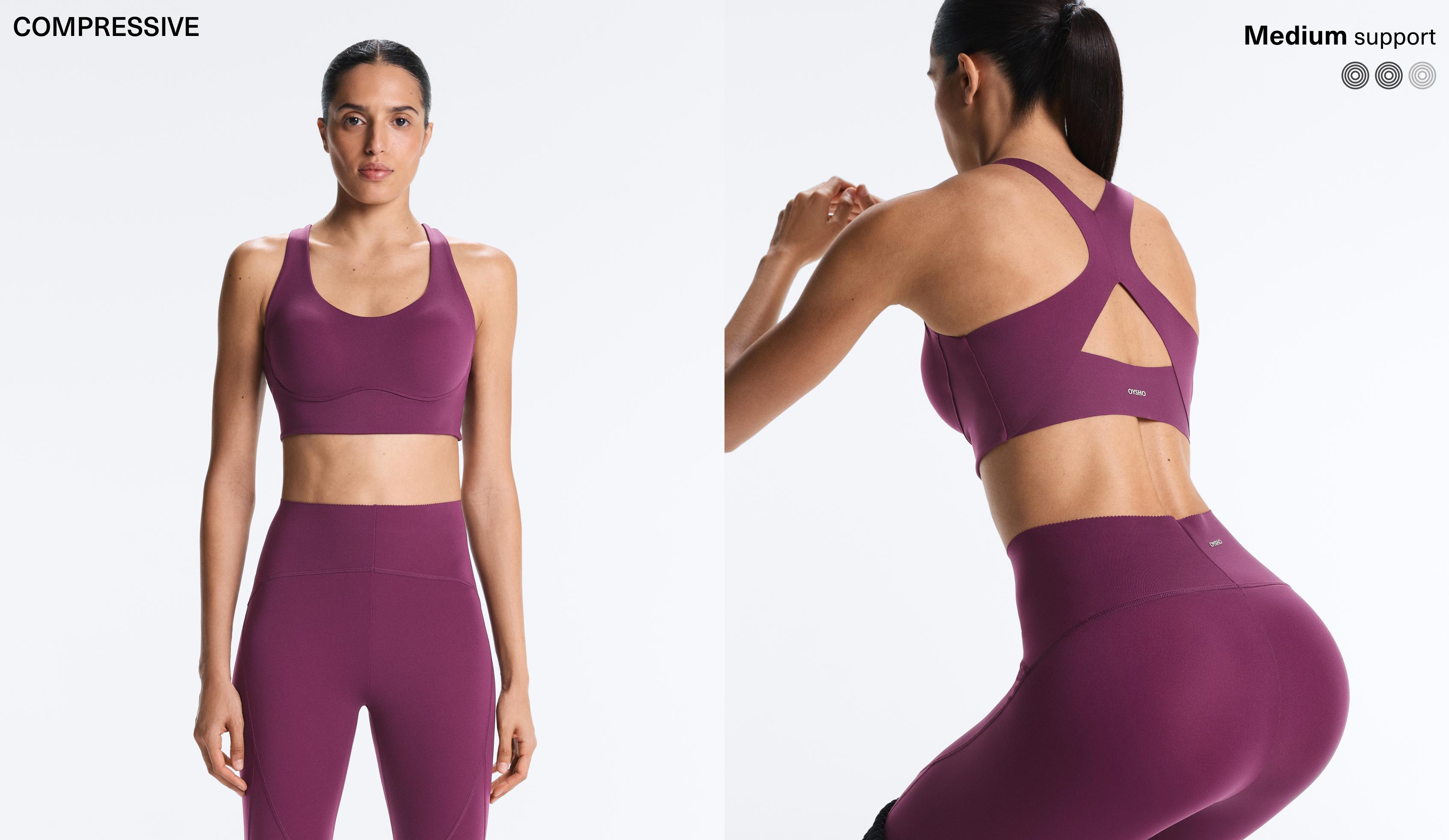 Soutien-gorge Compressive à maintien moyen et bonnets Soutien-gorge Compressive à maintien moyen et bonnets