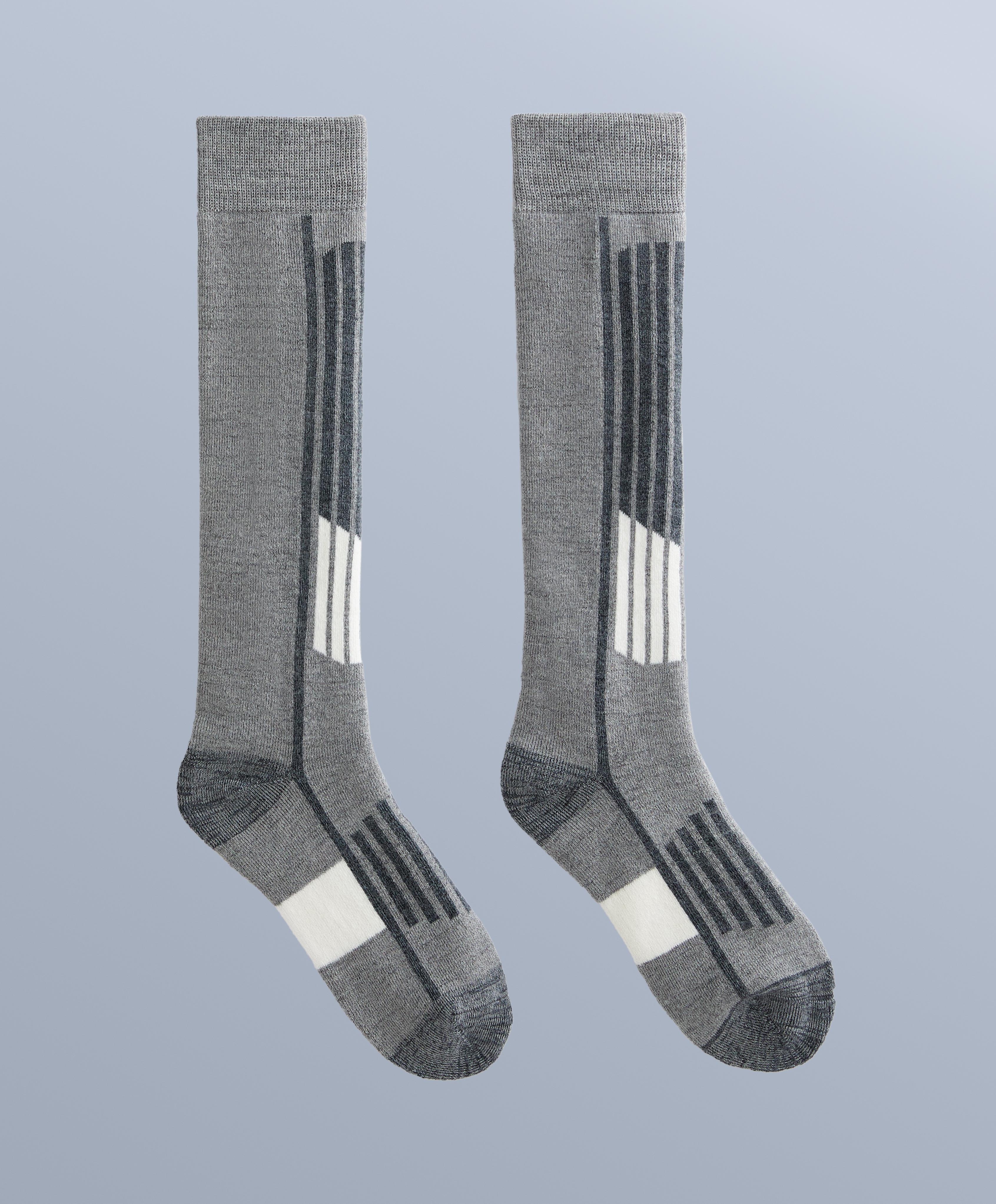 Primaloft® yarn WOOLMARK® wool blend long ski socks Primaloft® yarn WOOLMARK® wool blend long ski socks
