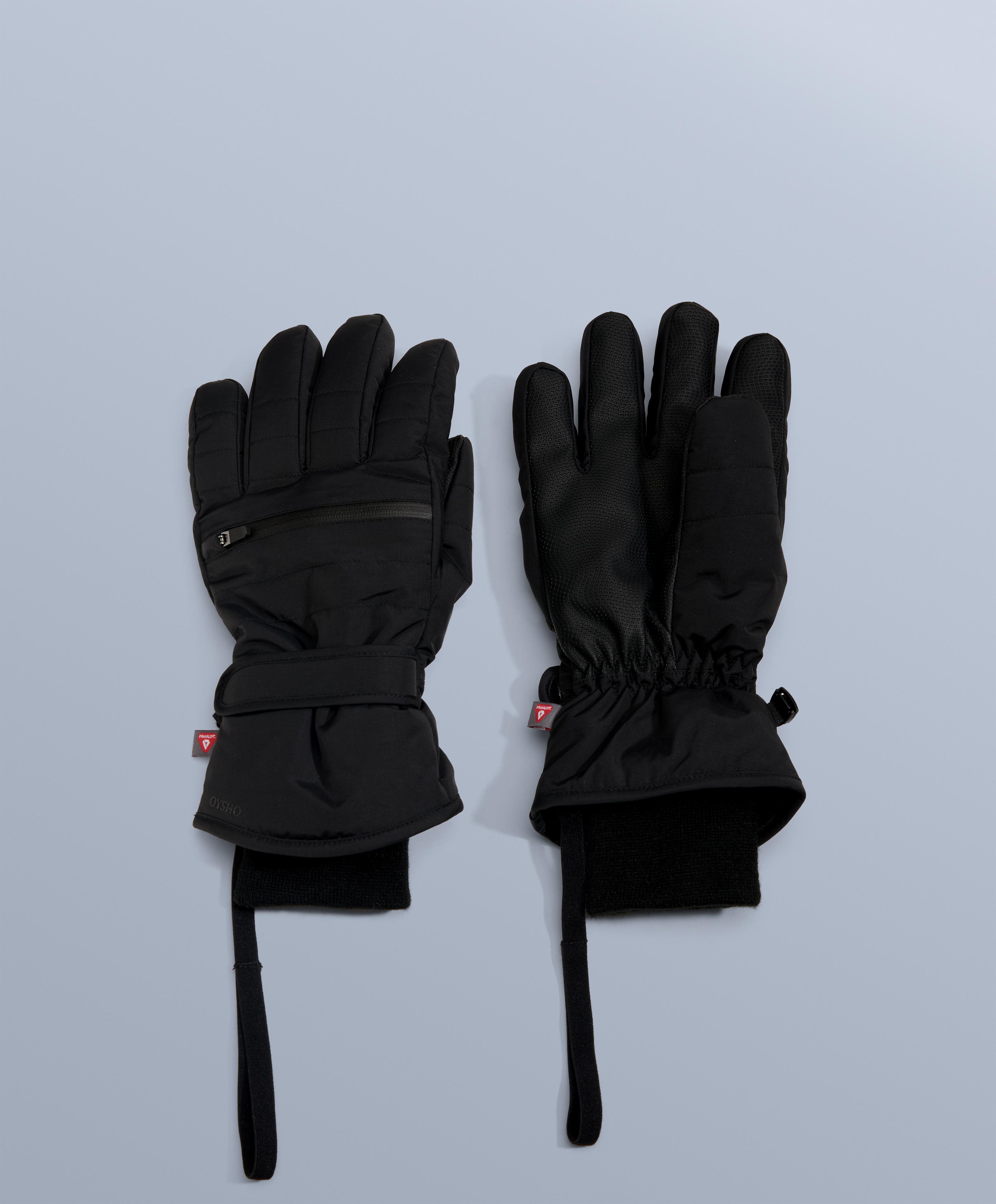 Technical SKI Primaloft® Gloves — BLACK