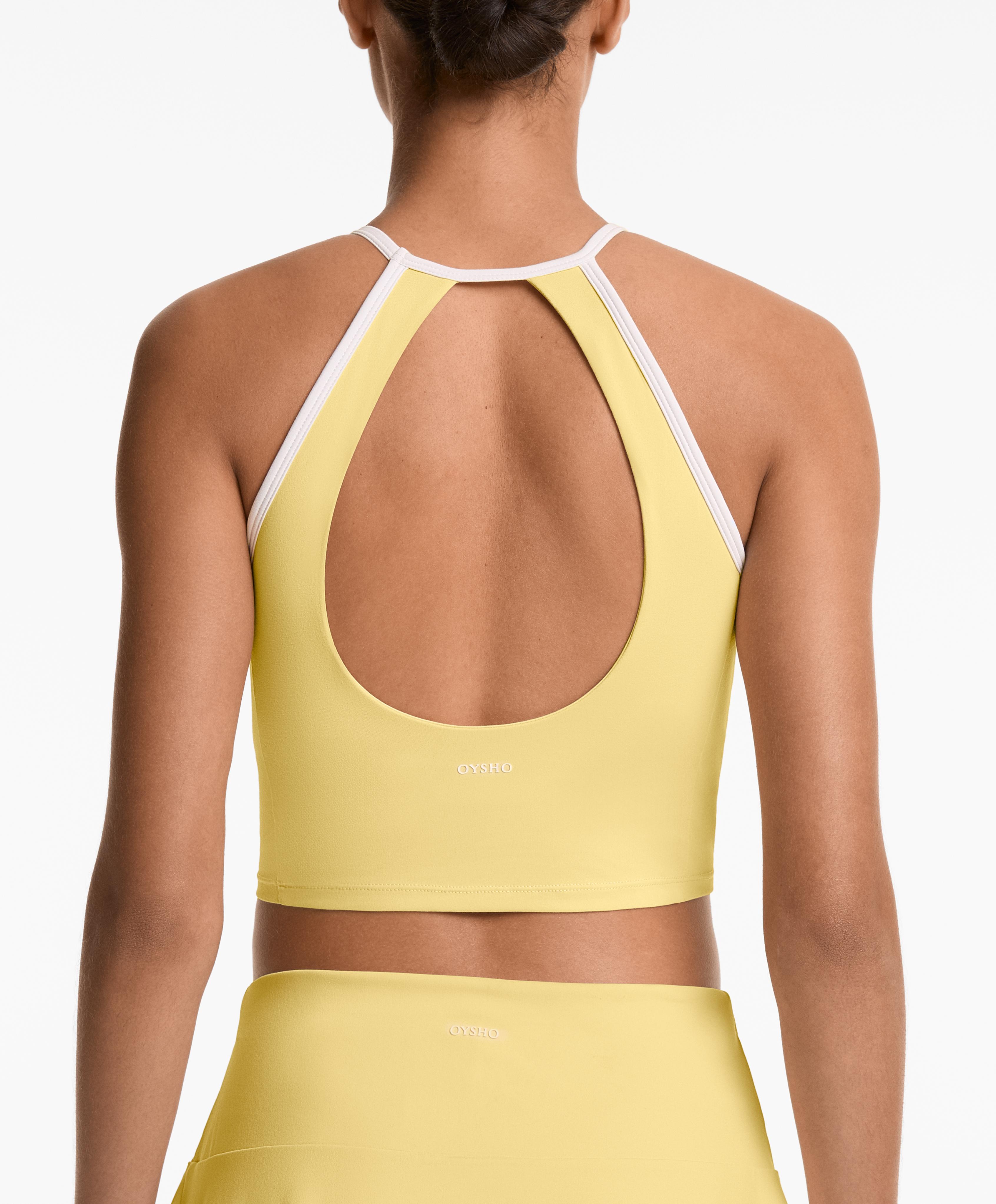 Piping Comfortlux halter neck tank top - Rebajas
