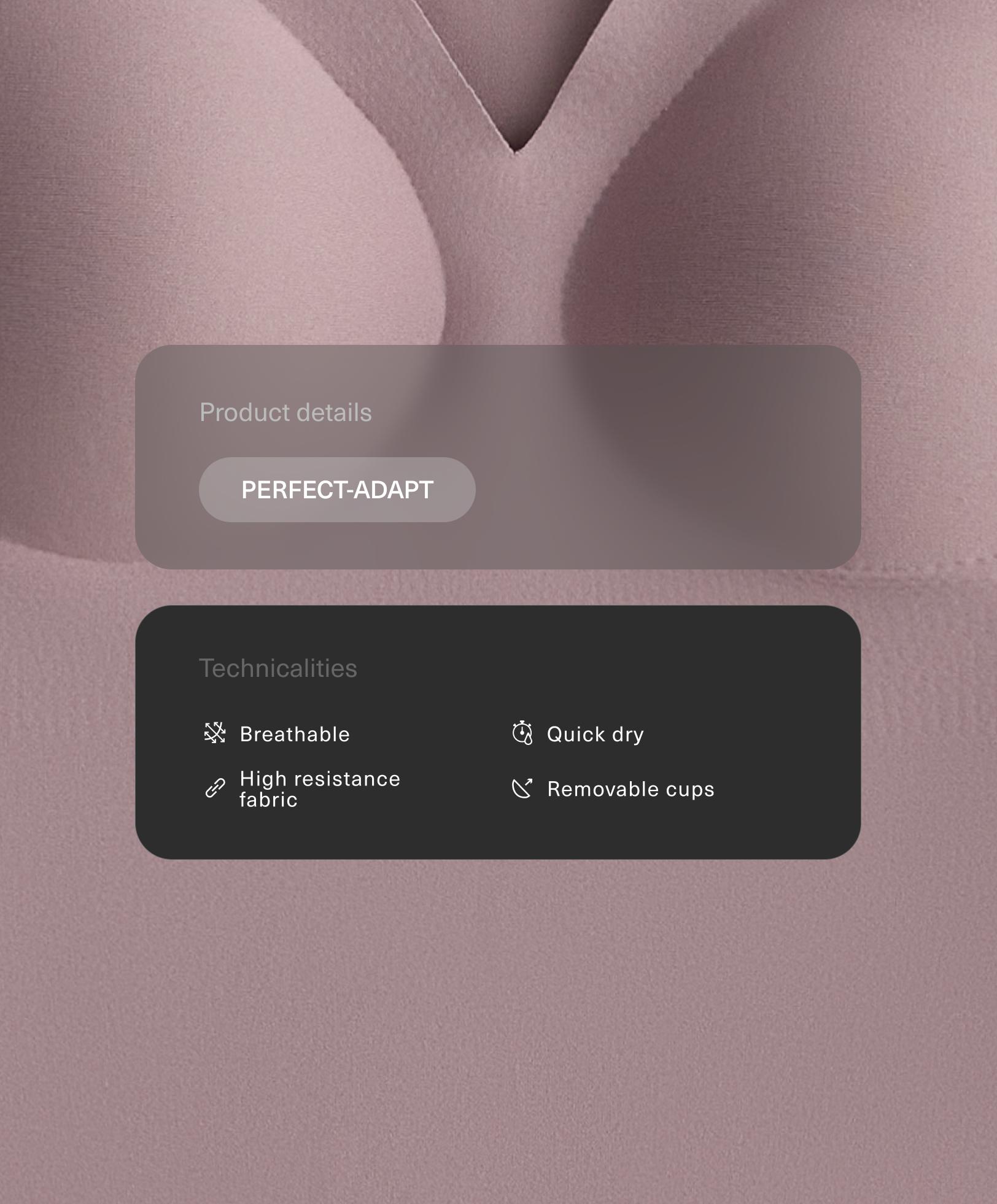 Tank top Perfect-adapt s ramienkami