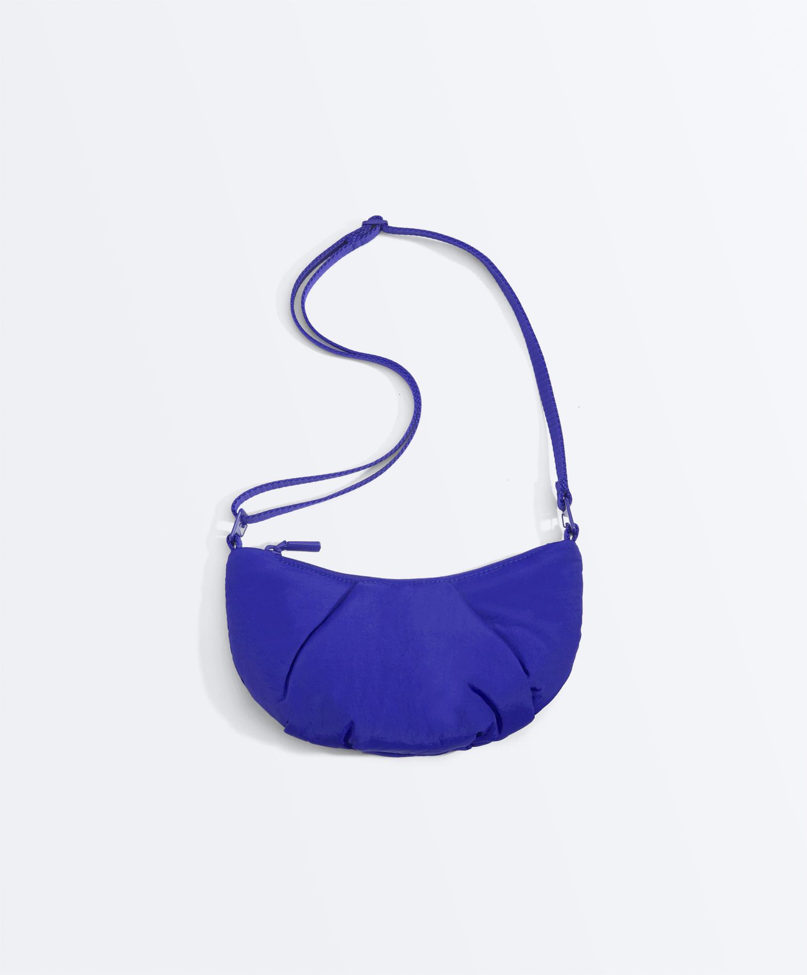 Mini quilted crossbody bag — BLUE