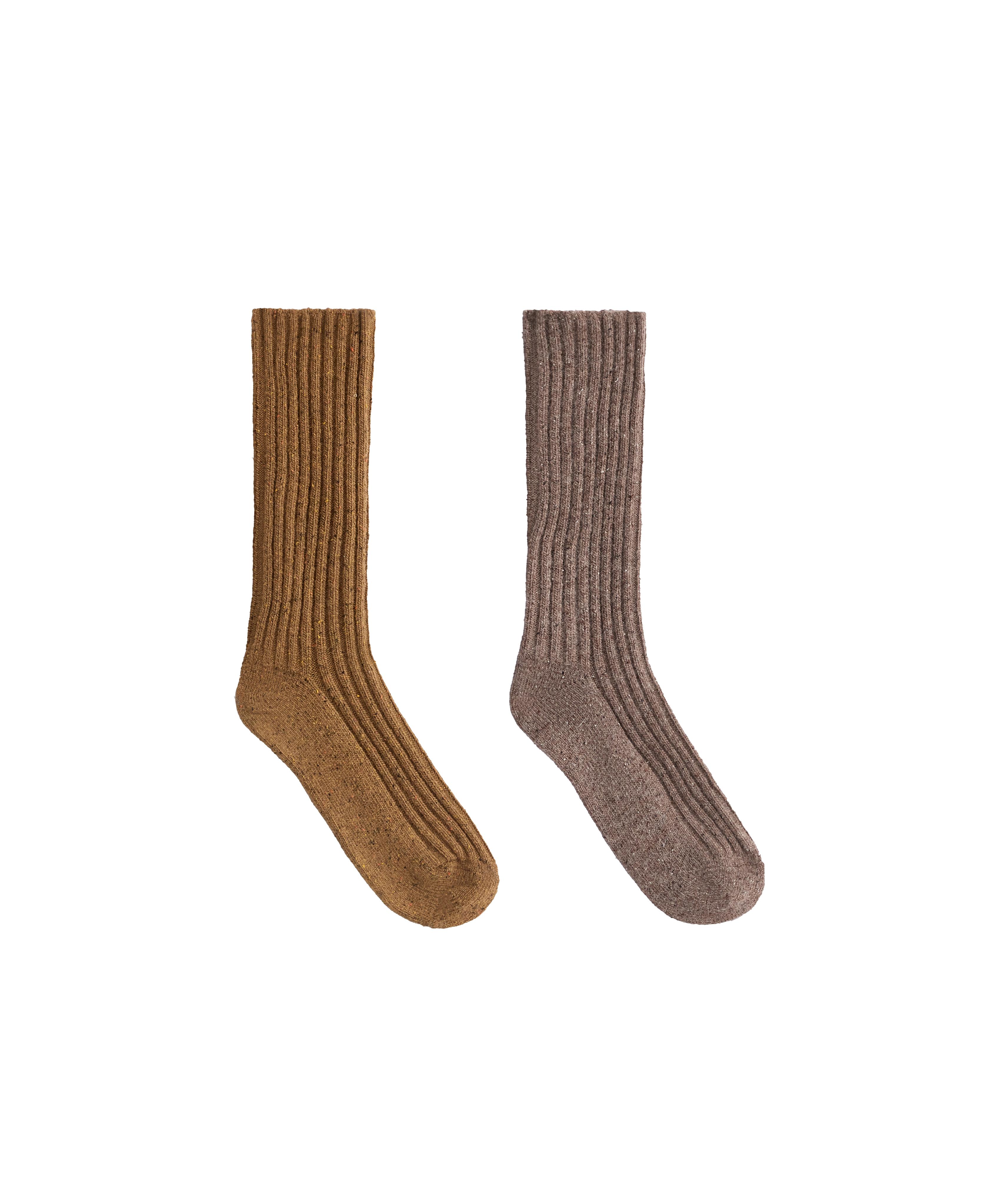 Oysho 2 çift Classic çoraplar paketi %21 yün %11 ipek görsel 6