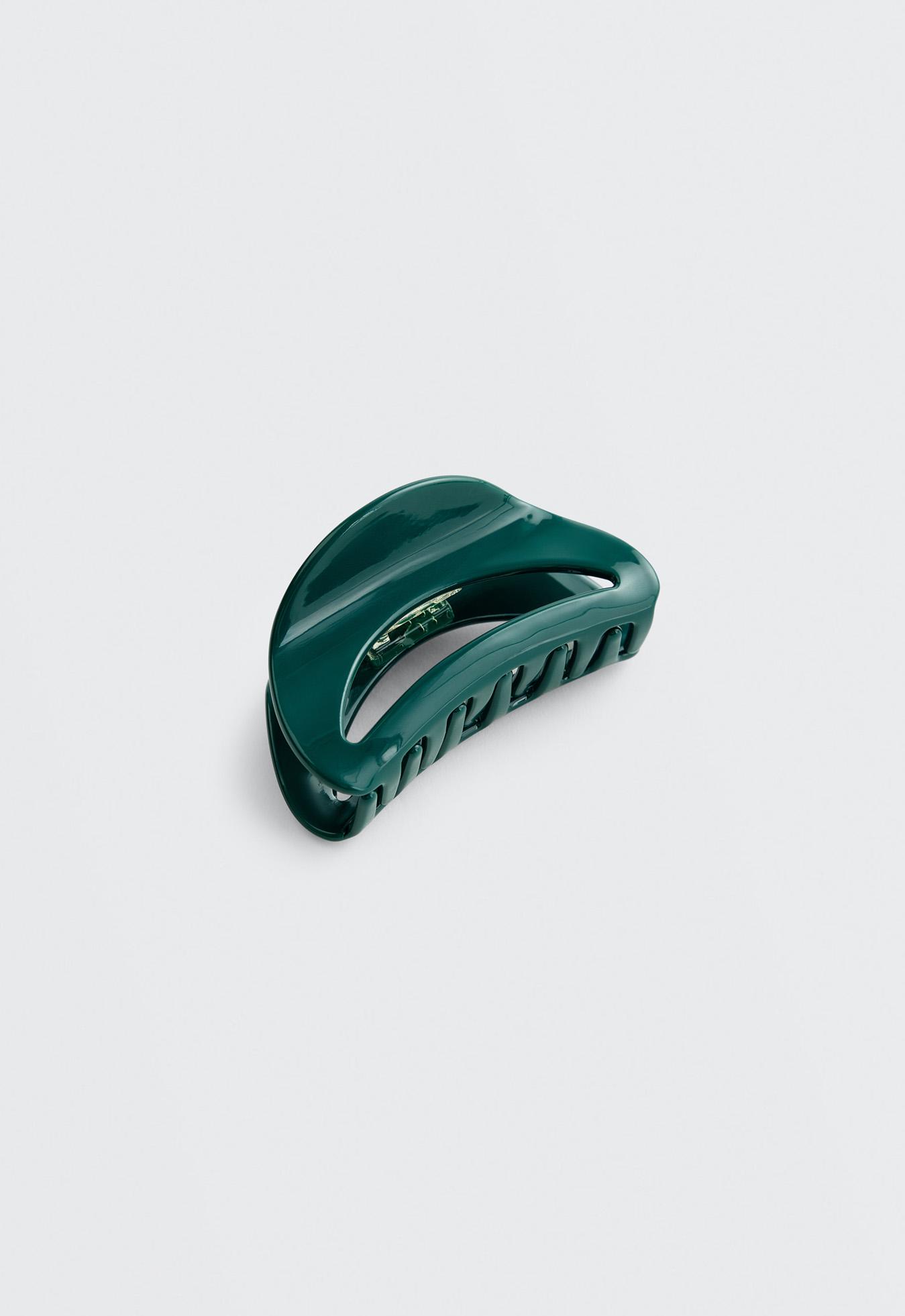 Large hair clip — GREEN