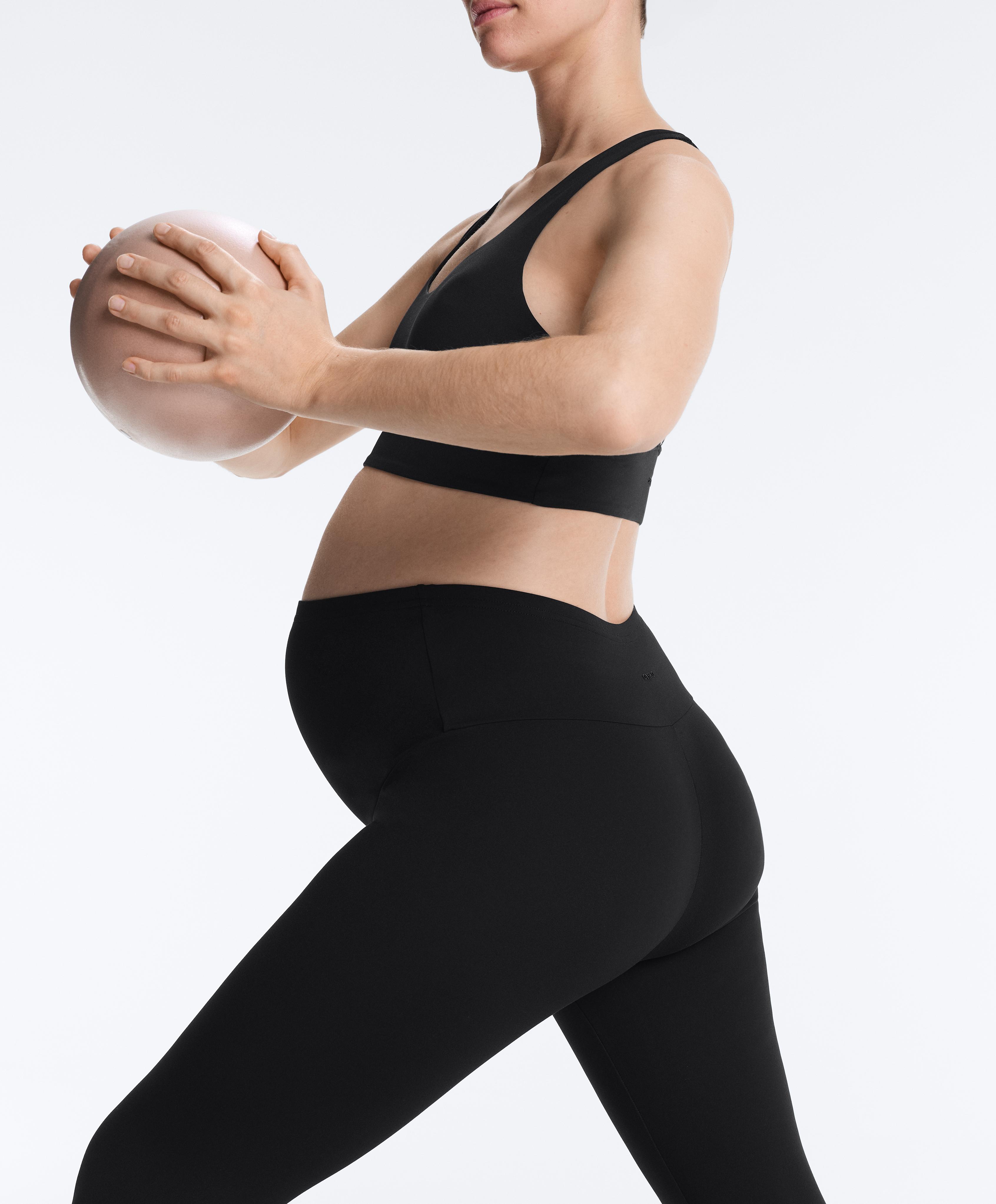 Comfortlux maternity leggings — BLACK
