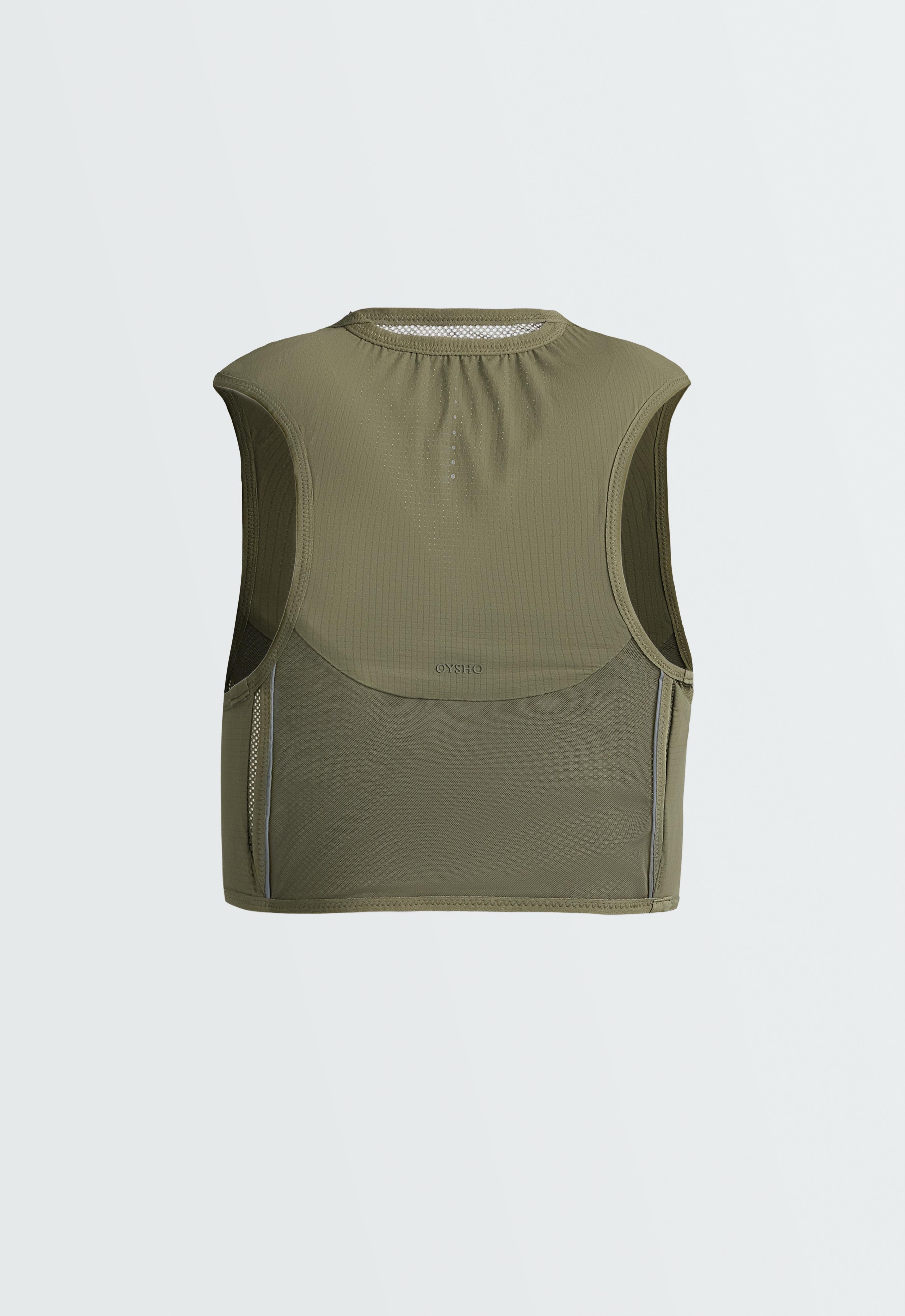 Running vest — DARK KHAKI