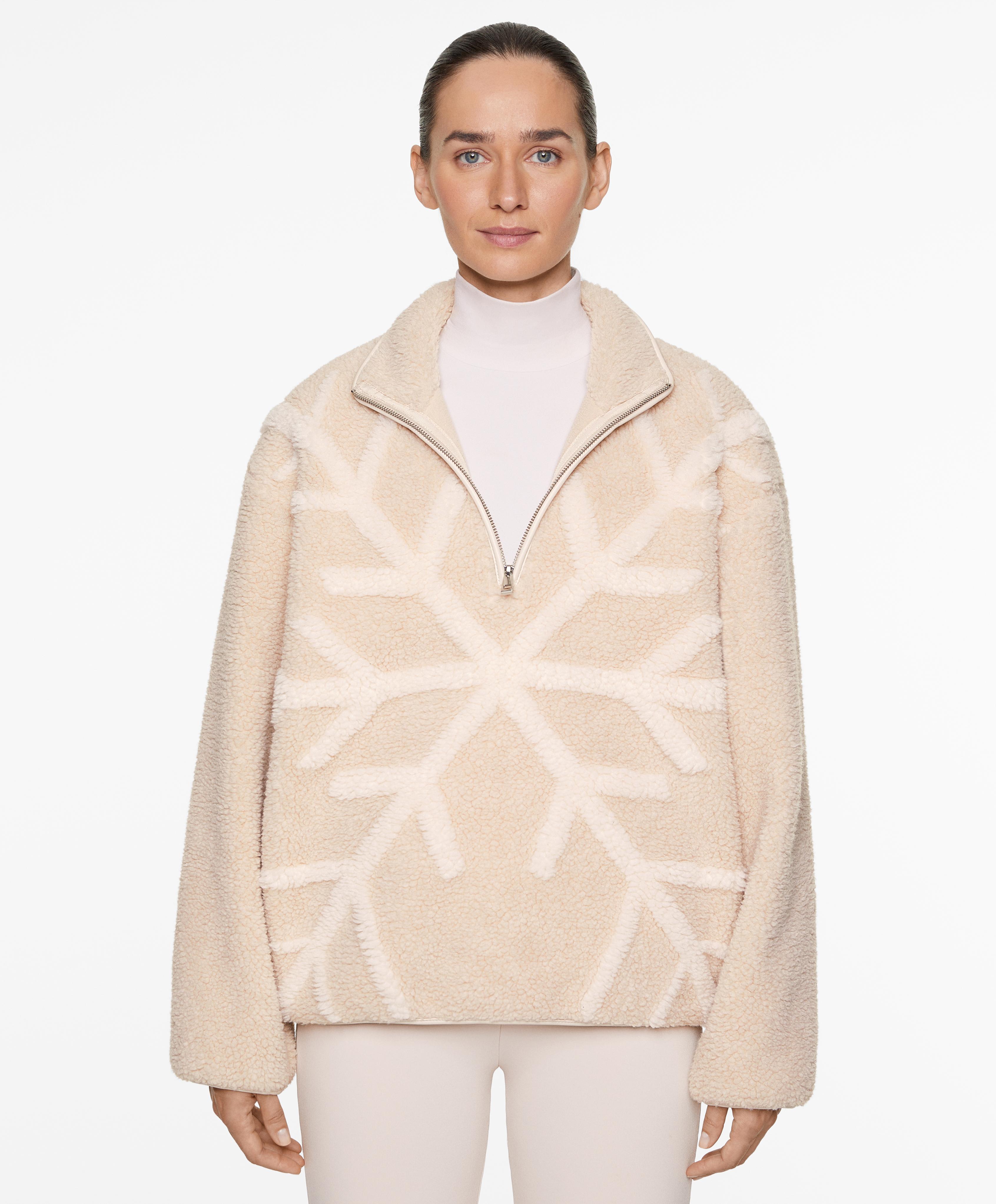 Faux-shearling sweatshirt - Rebajas