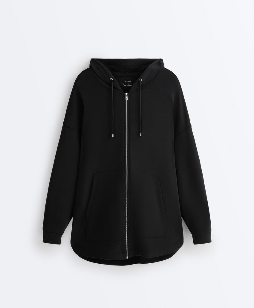 Long soft touch jacket