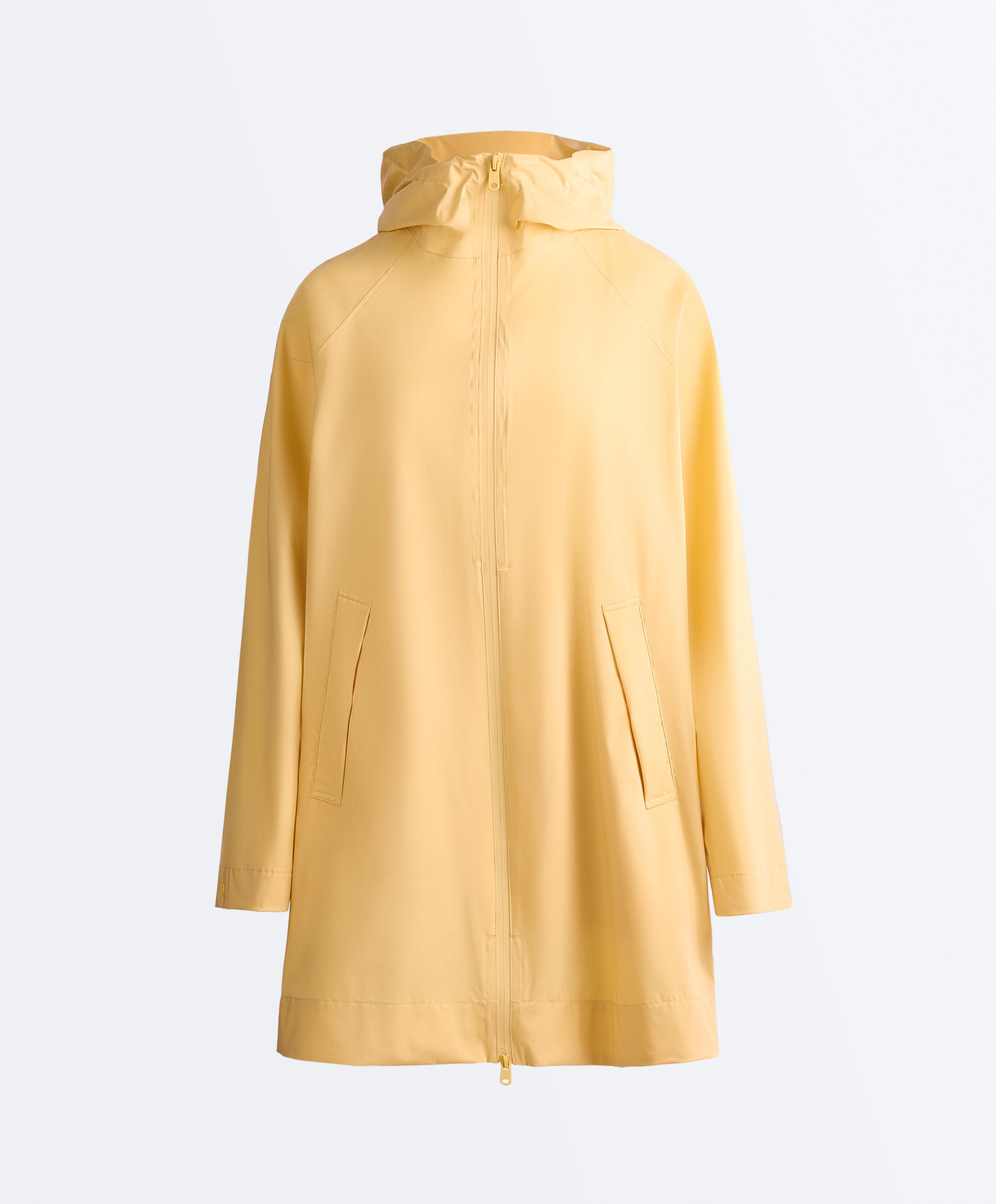Packable super extra lightweight 10k waterproof jacket — MID-YELLOW