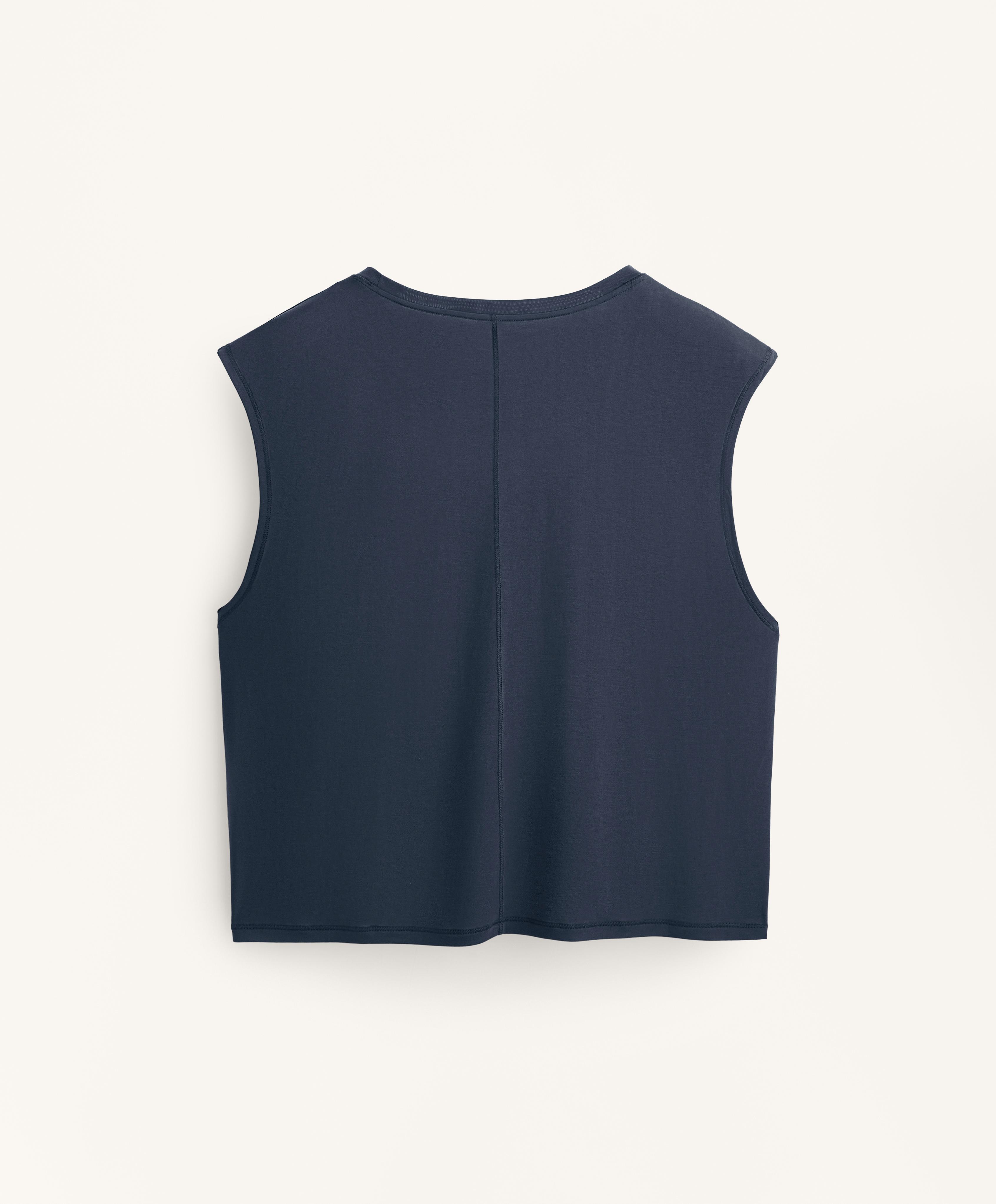 Modal blend sleeveless T-shirt