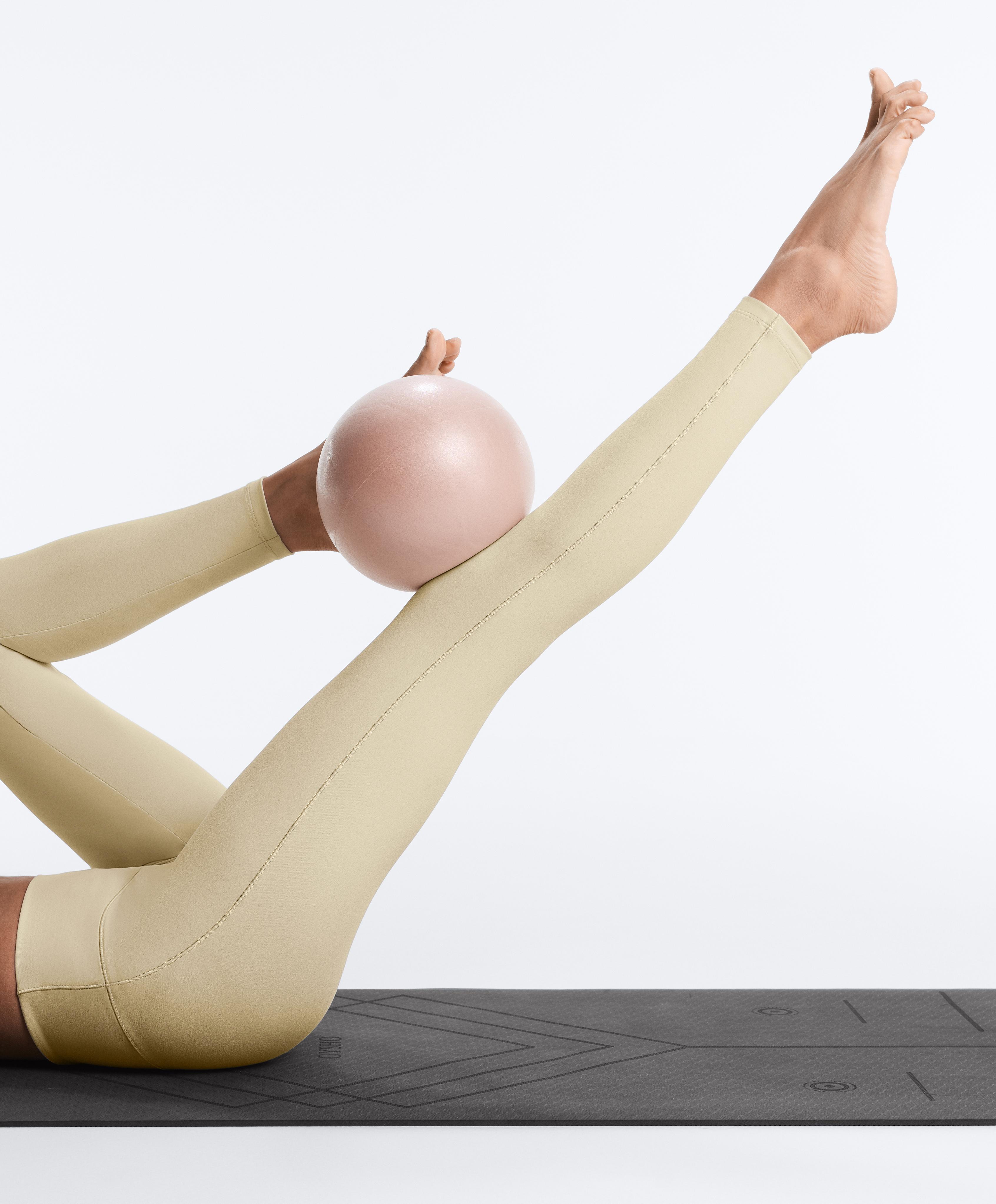 Evermove high-rise ankle-length leggings — PALE BEIGE MELANGE