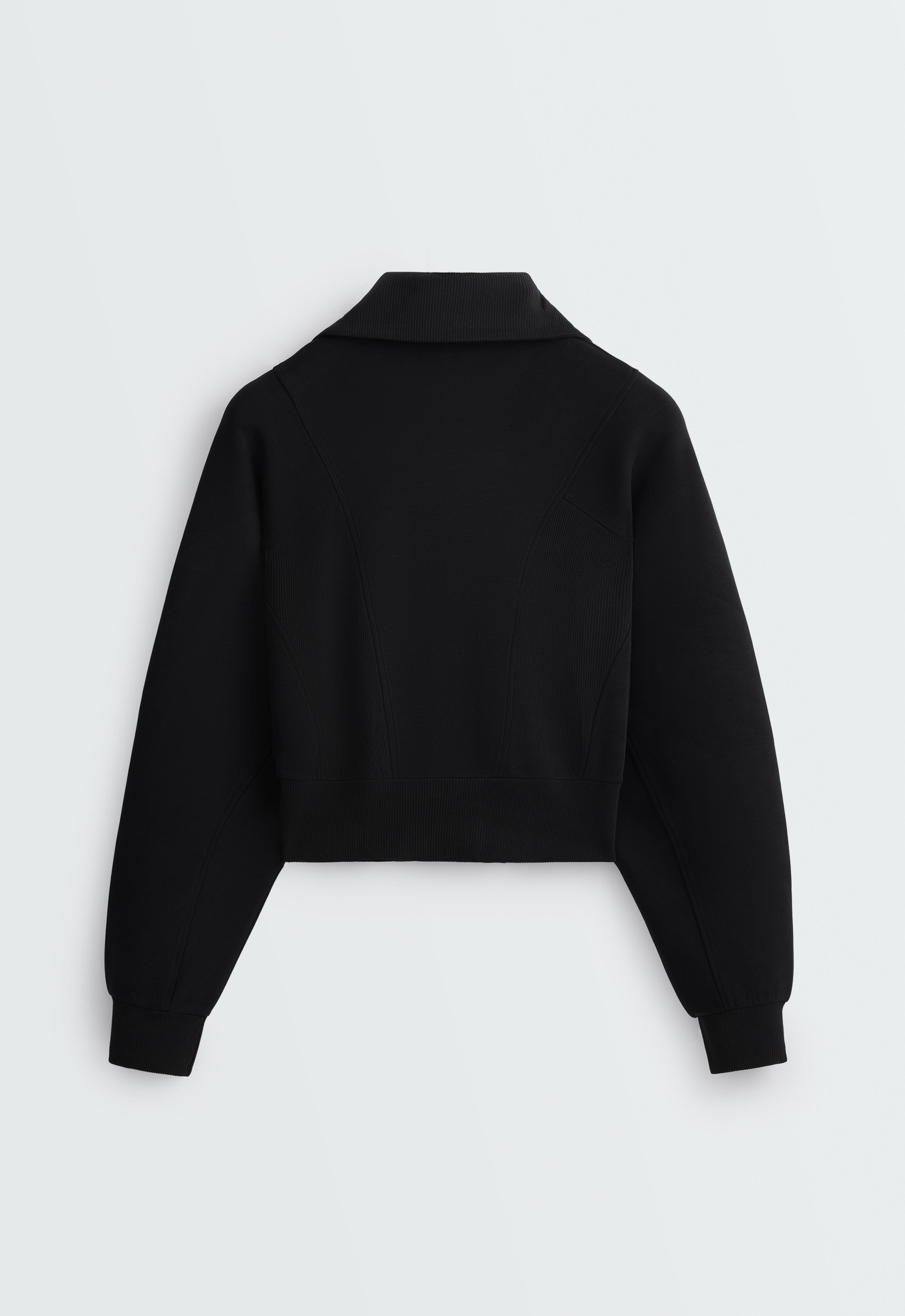Fitted brushed modal jacket Fitted brushed modal jacket